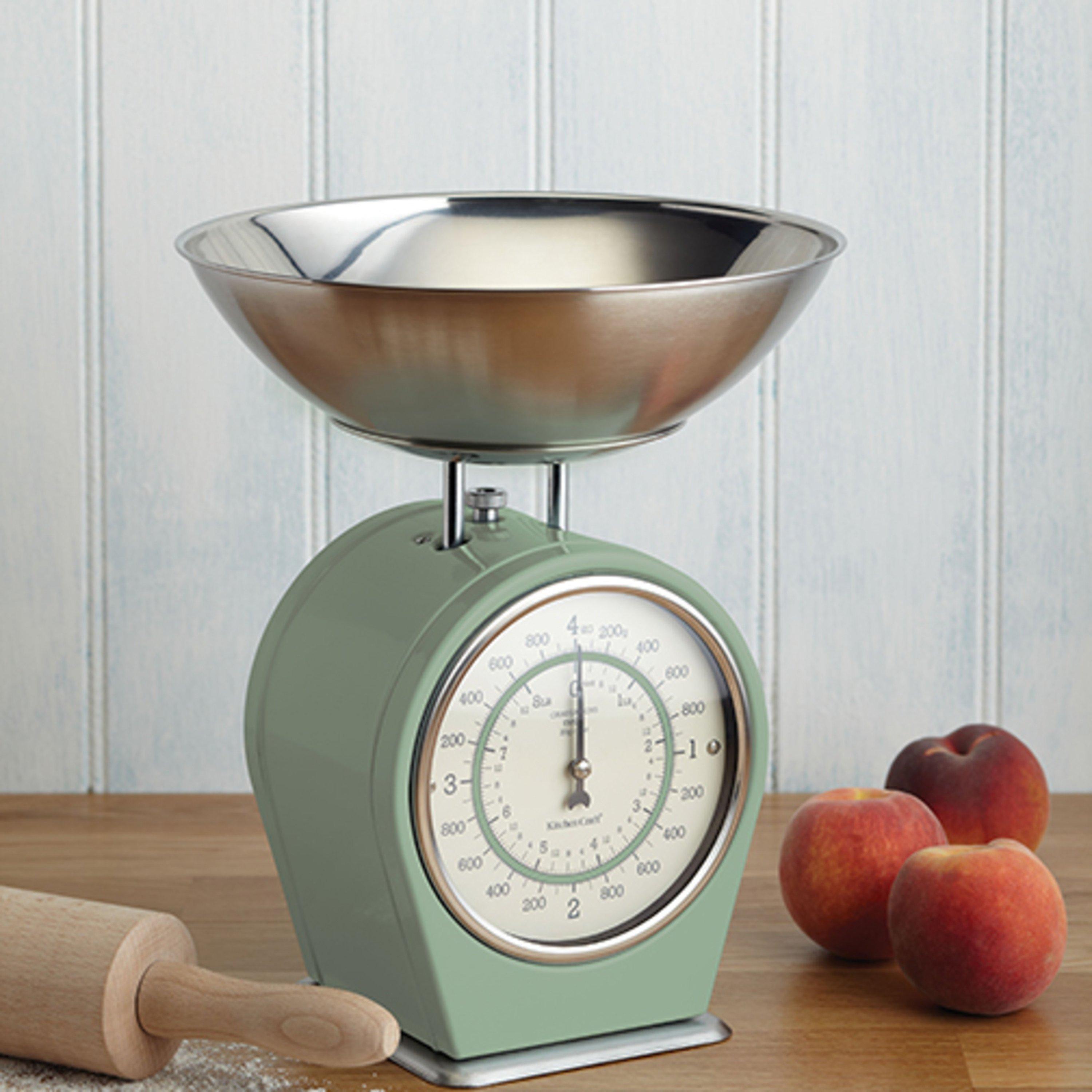 Green - KitchenCraft - KitchenCraft Living Nostalgia 4Kg Mechanical Scale - 3