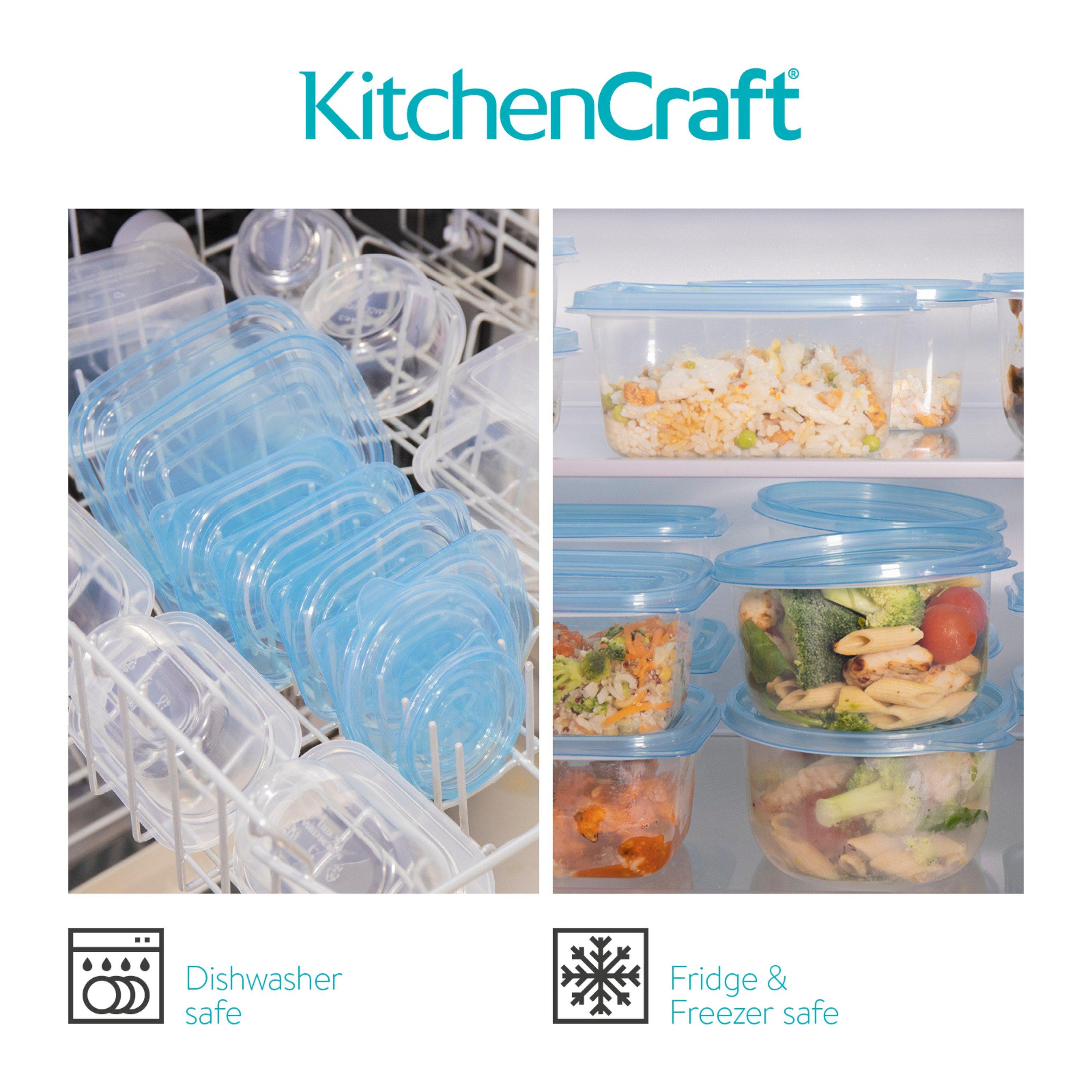 Blue - KitchenCraft - KitchenCraft Bumper Prep n Store Food Storage Se - 3