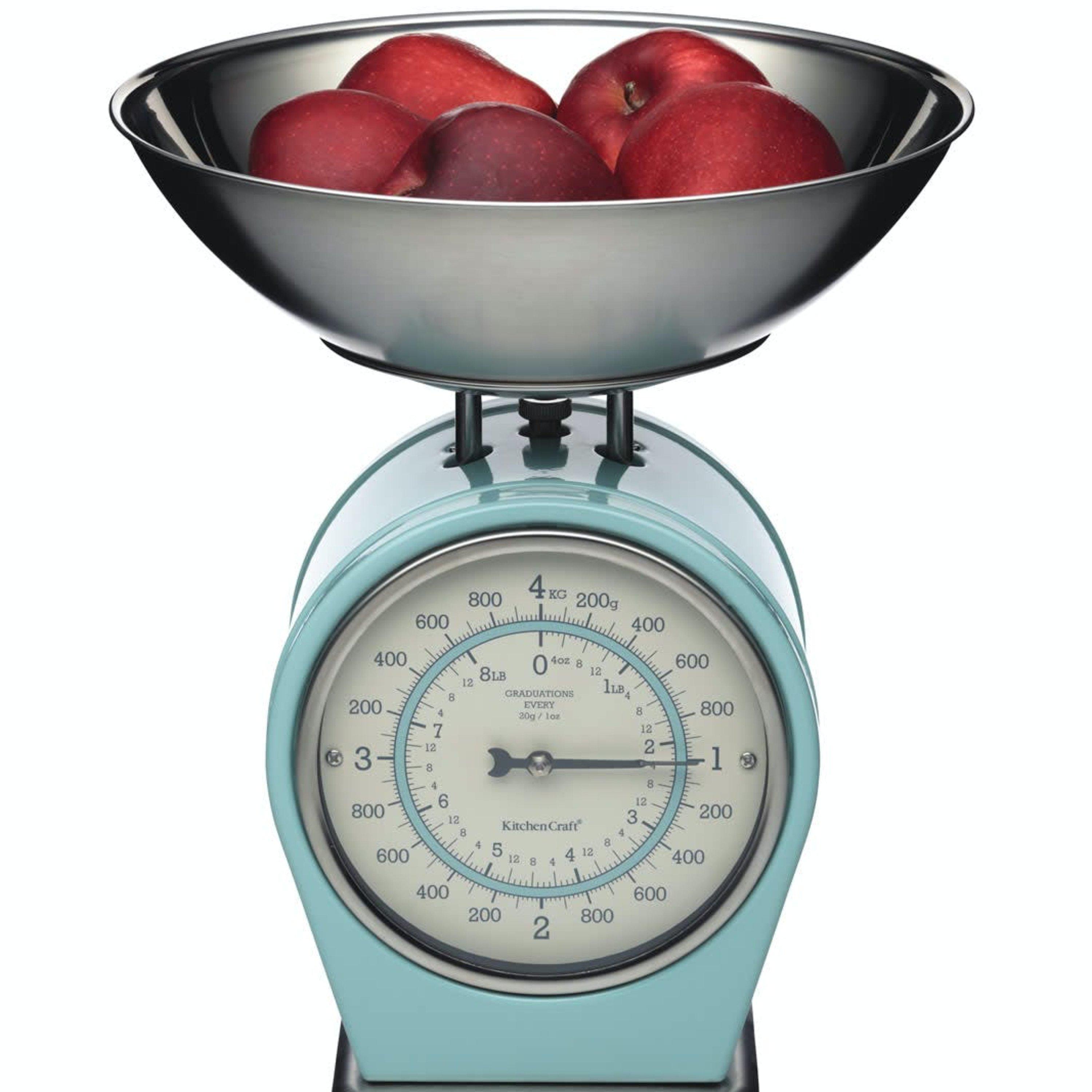 Blue - KitchenCraft - Living Nostalgia 4Kg Mechanical Scale - 1