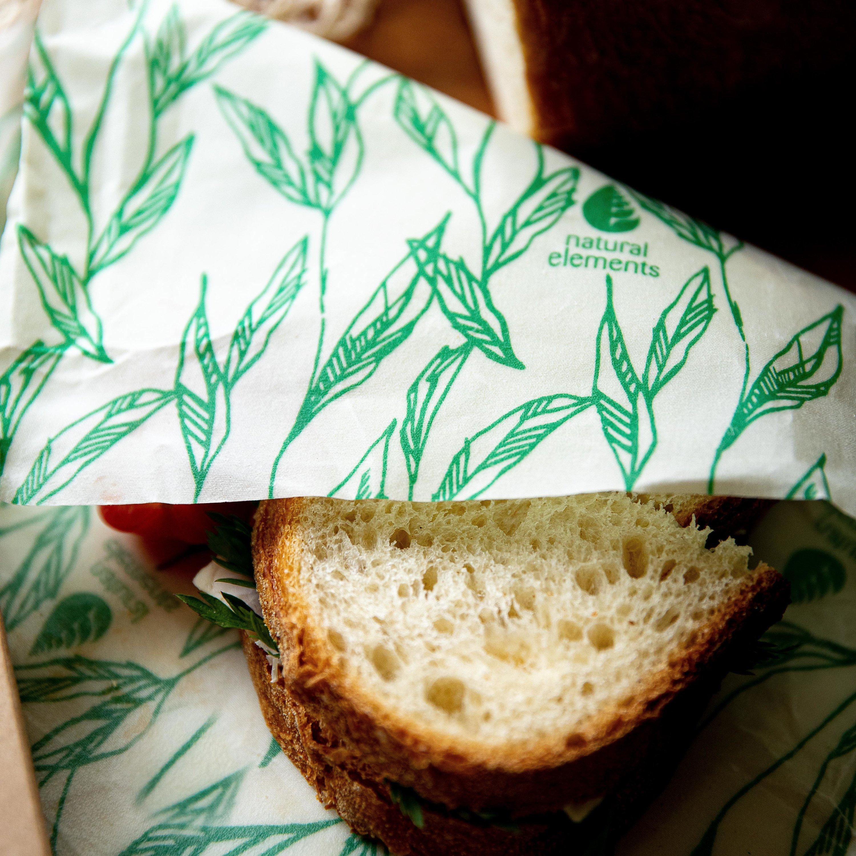 Mixed - KitchenCraft - Natural Elements Eco-Friendly Vegan Wax Food Wrap - 3