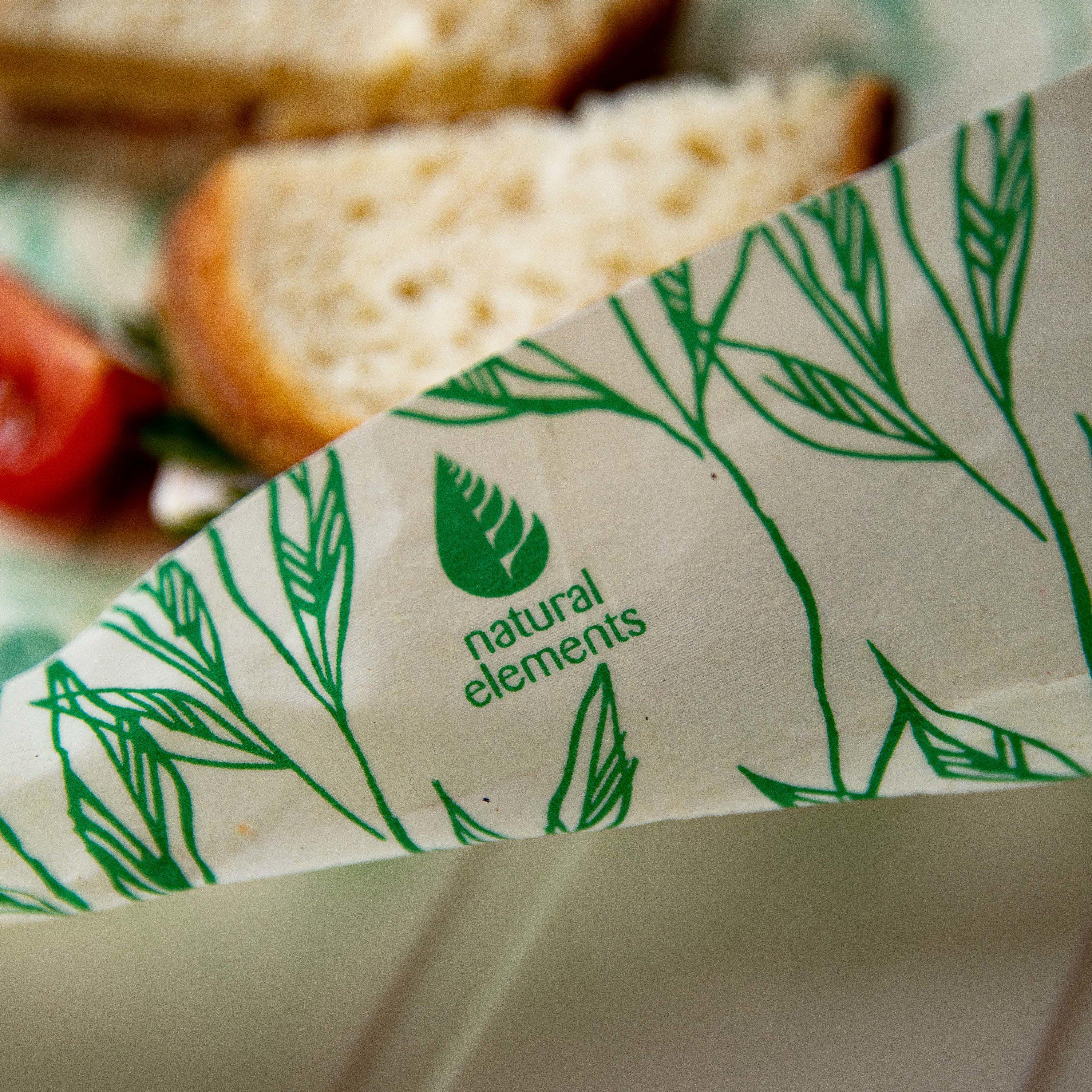 Mixed - KitchenCraft - Natural Elements Eco-Friendly Vegan Wax Food Wrap - 4