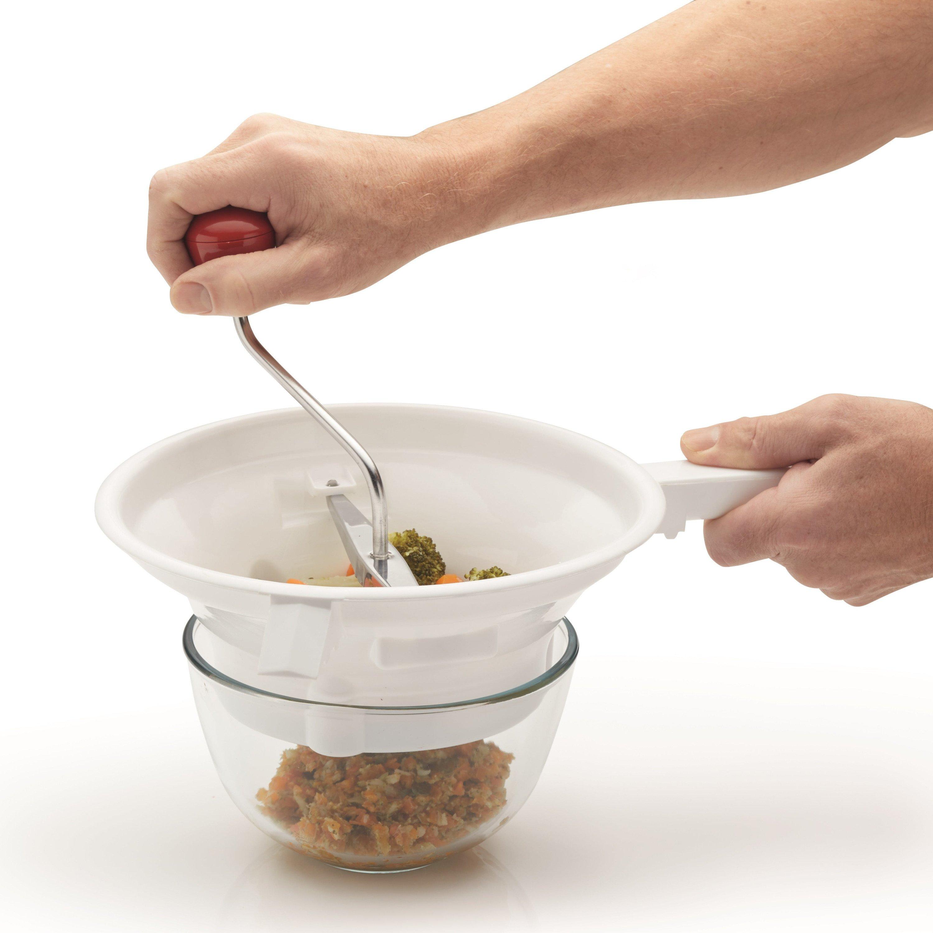 White - KitchenCraft - KitchenCraft Rotary Food Mill Display Boxed - 7