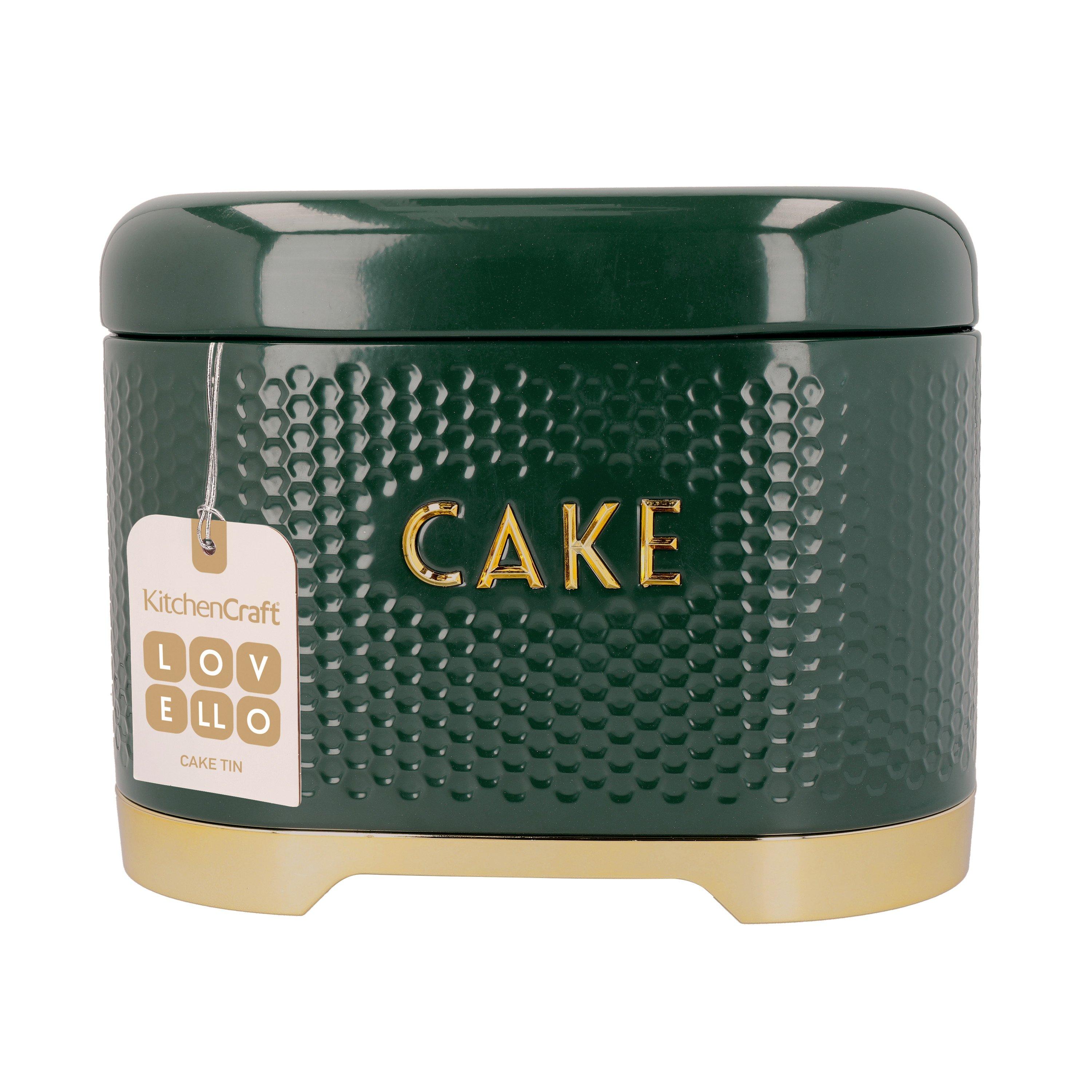 Green - KitchenCraft - KitchenCraft Lovello Textured Cake Tin Hunter Gre - 5