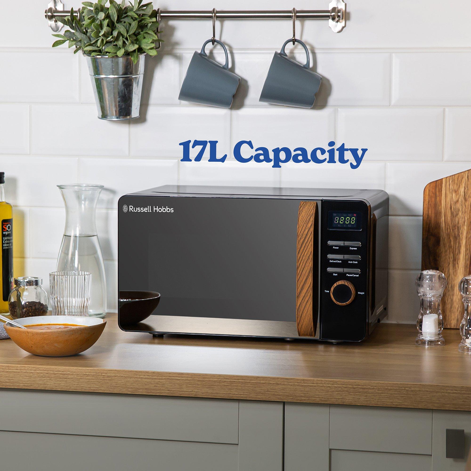 Black - Russell Hobbs - RHMD714B-MN 17L Digital Microwave - 4