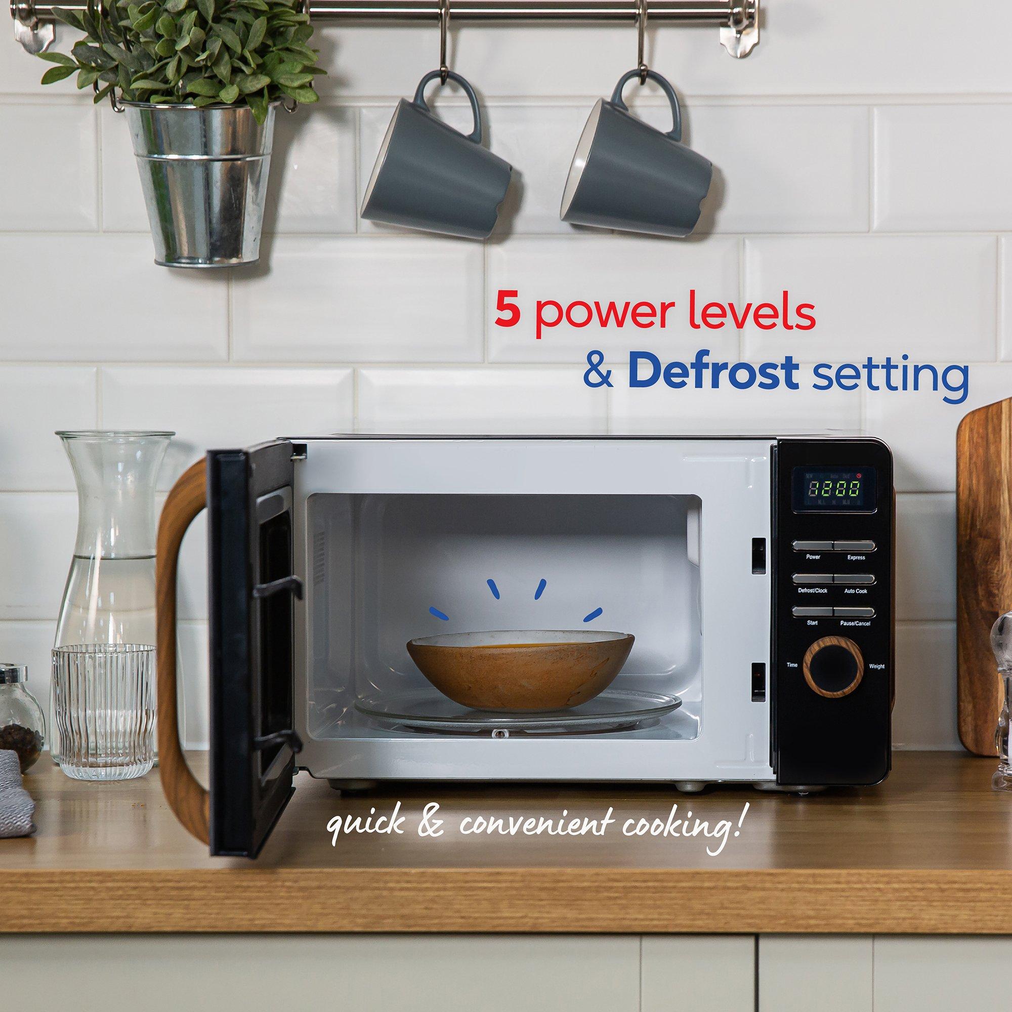 Black - Russell Hobbs - RHMD714B-MN 17L Digital Microwave - 6