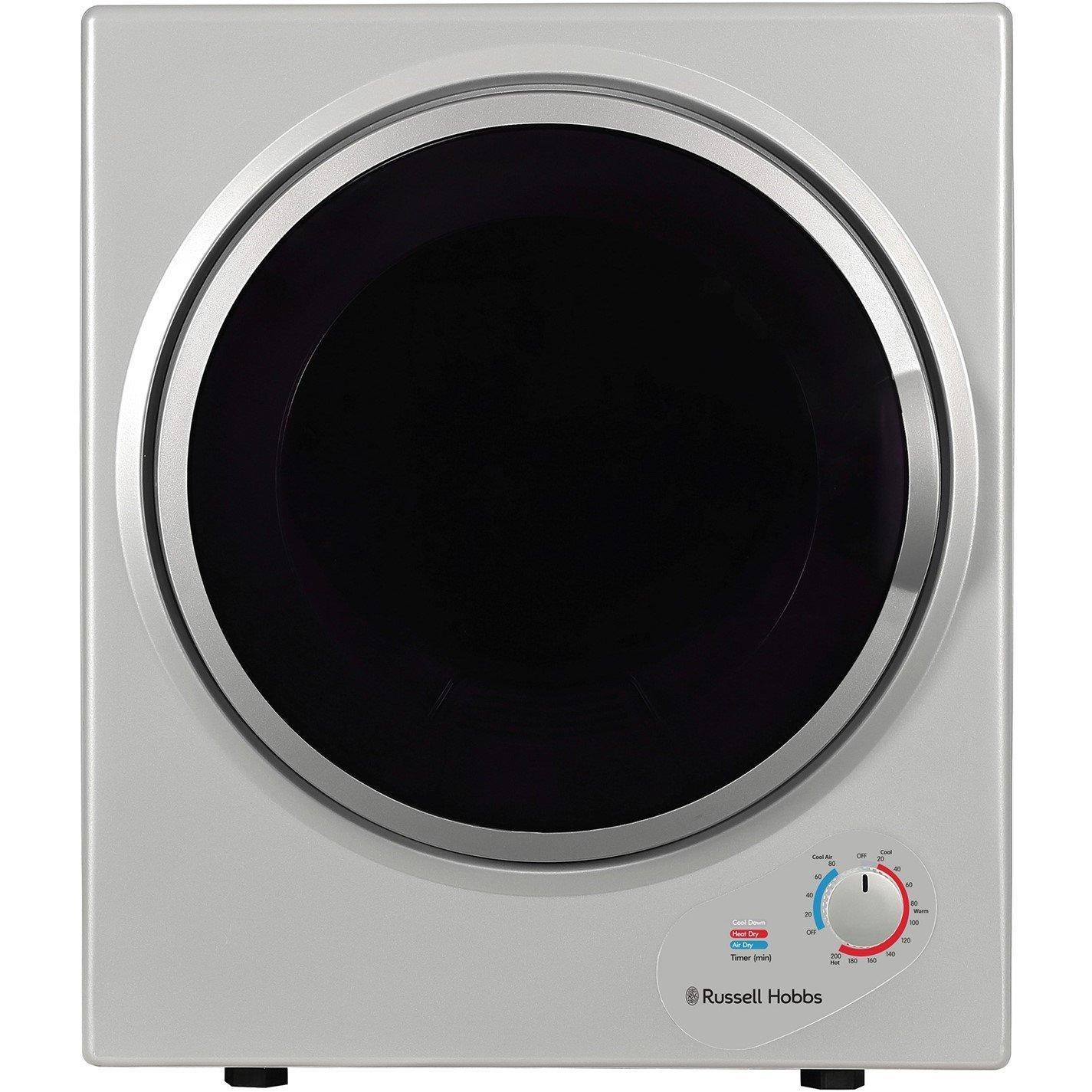 Silver - Russell Hobbs - RH3VTD800S 2.5kg Vented Tumble Dryer - 1