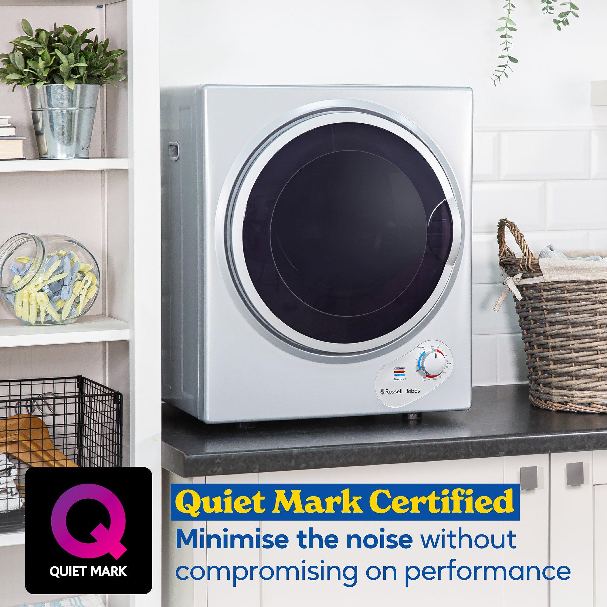 Silver - Russell Hobbs - Russell Hobbs RH3VTD800S 2.5kg Vented Tumble Dryer - 4