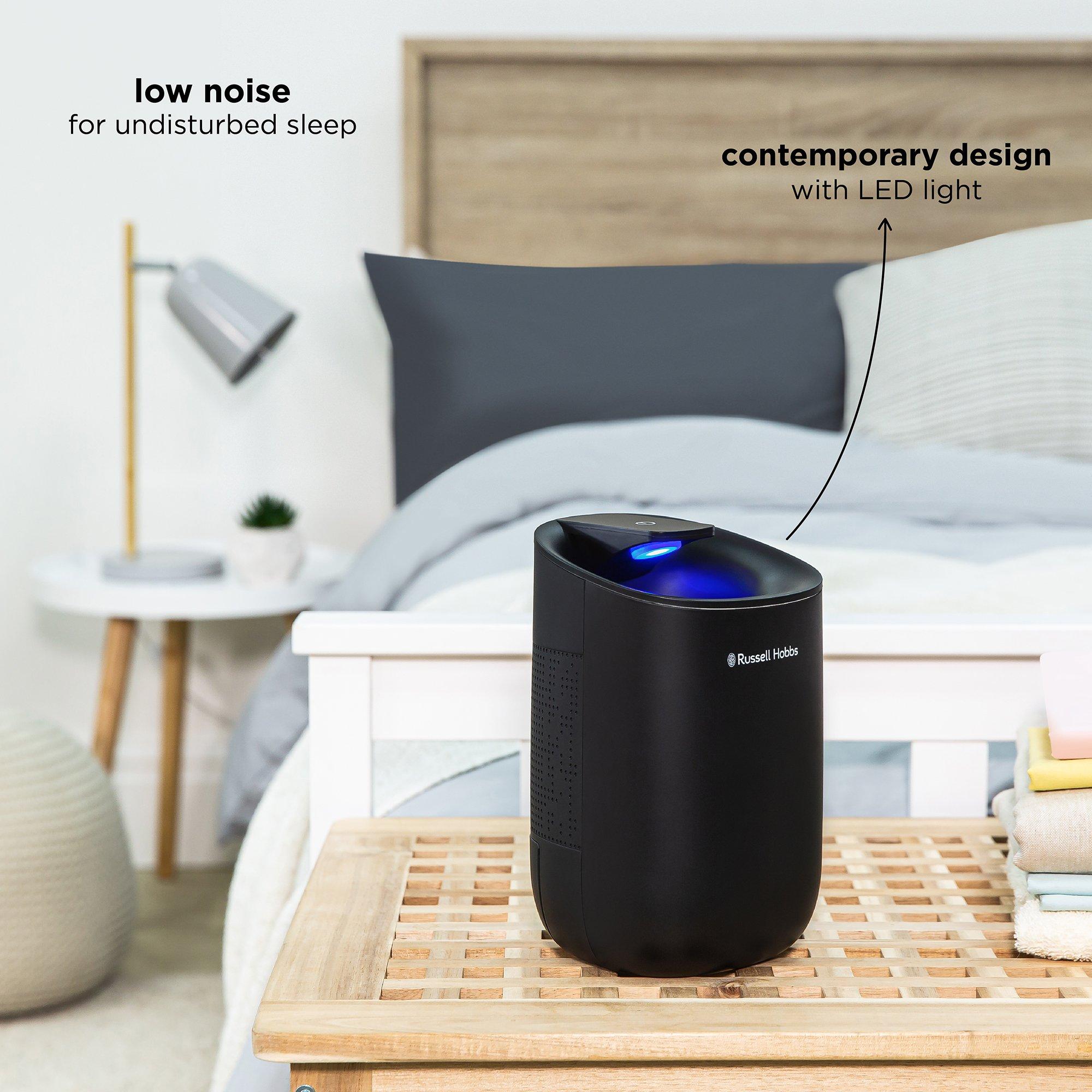 Black - Russell Hobbs - RHDH1061B Compact Dehumidifier in Black - 4