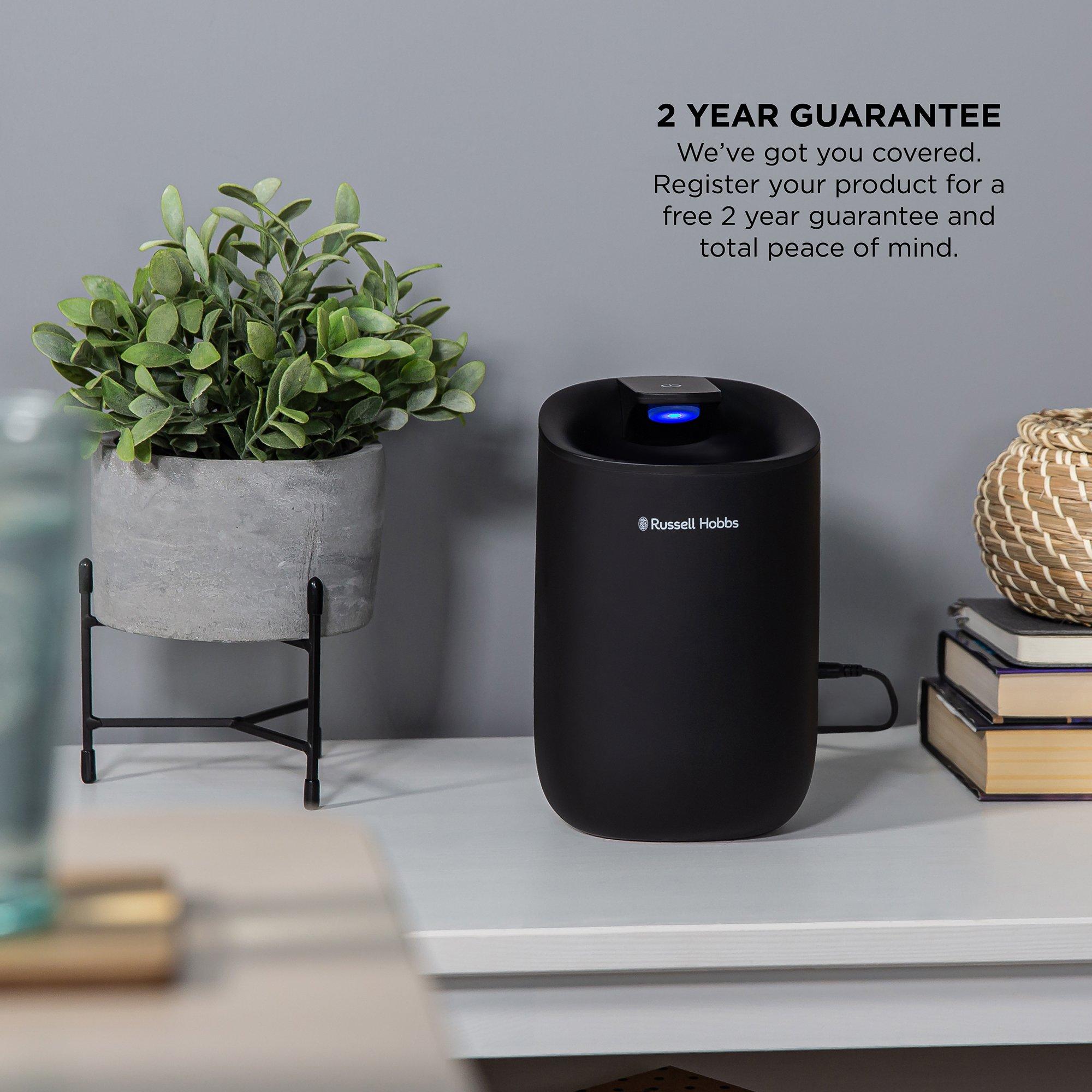 Black - Russell Hobbs - RHDH1061B Compact Dehumidifier in Black - 7