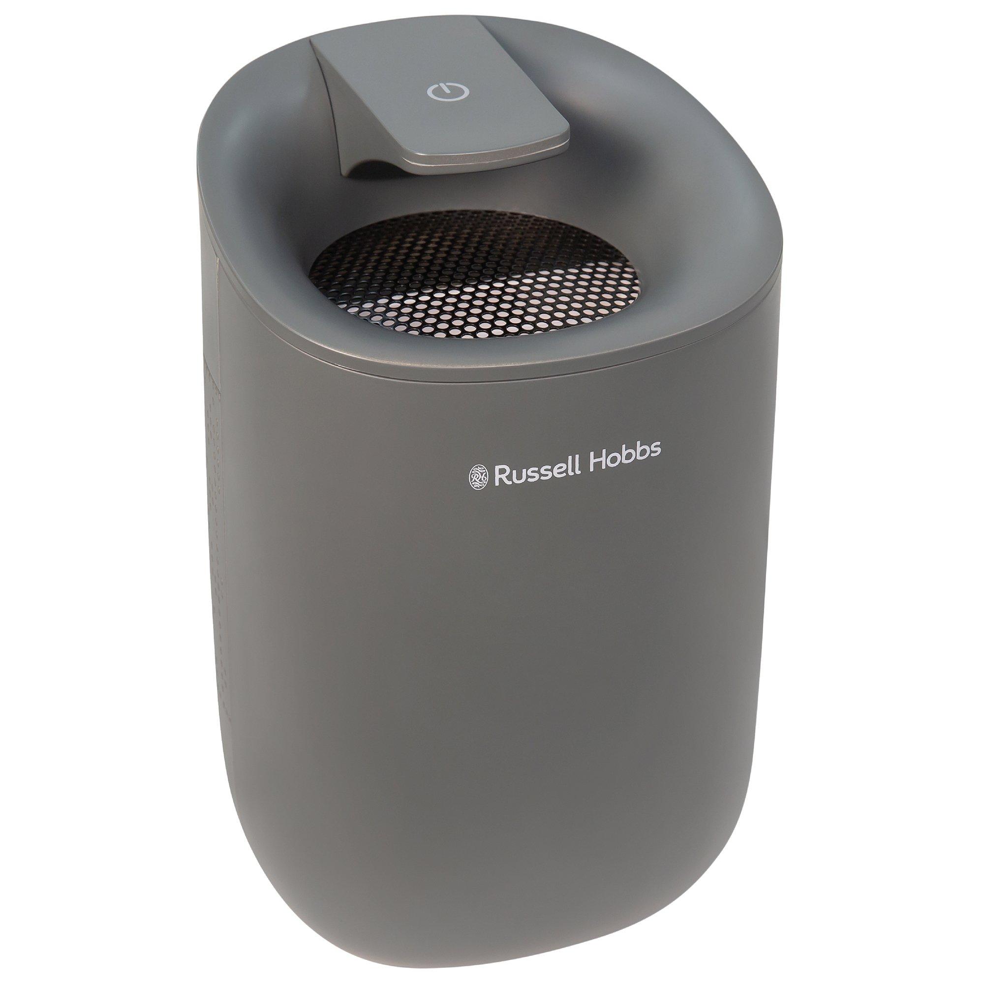 Grey - Russell Hobbs - RHDH1061G Compact Dehumidifier in Grey - 8
