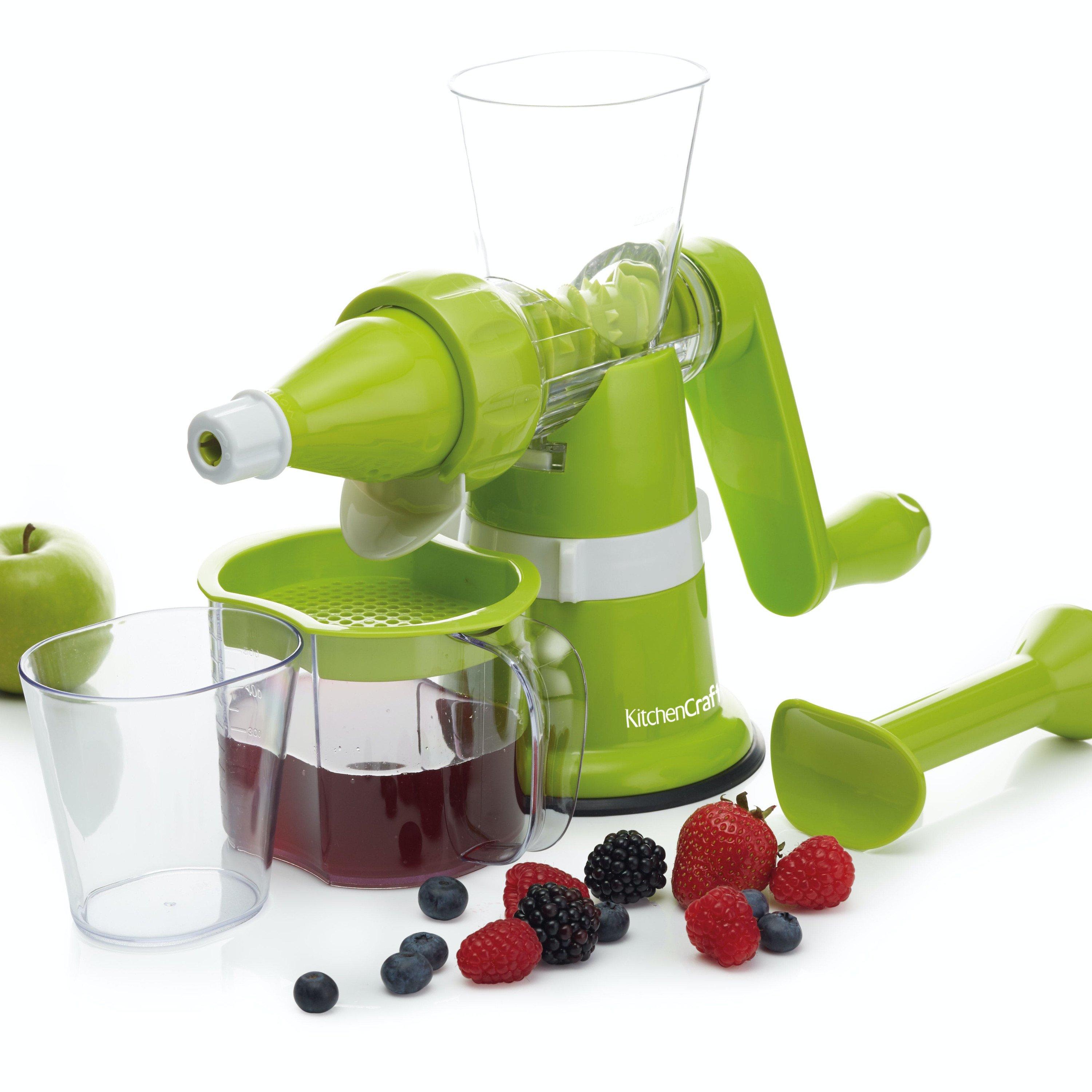 Green - KitchenCraft - KitchenCraft Healthy Eating Manual Juicer Gift Bo - 3