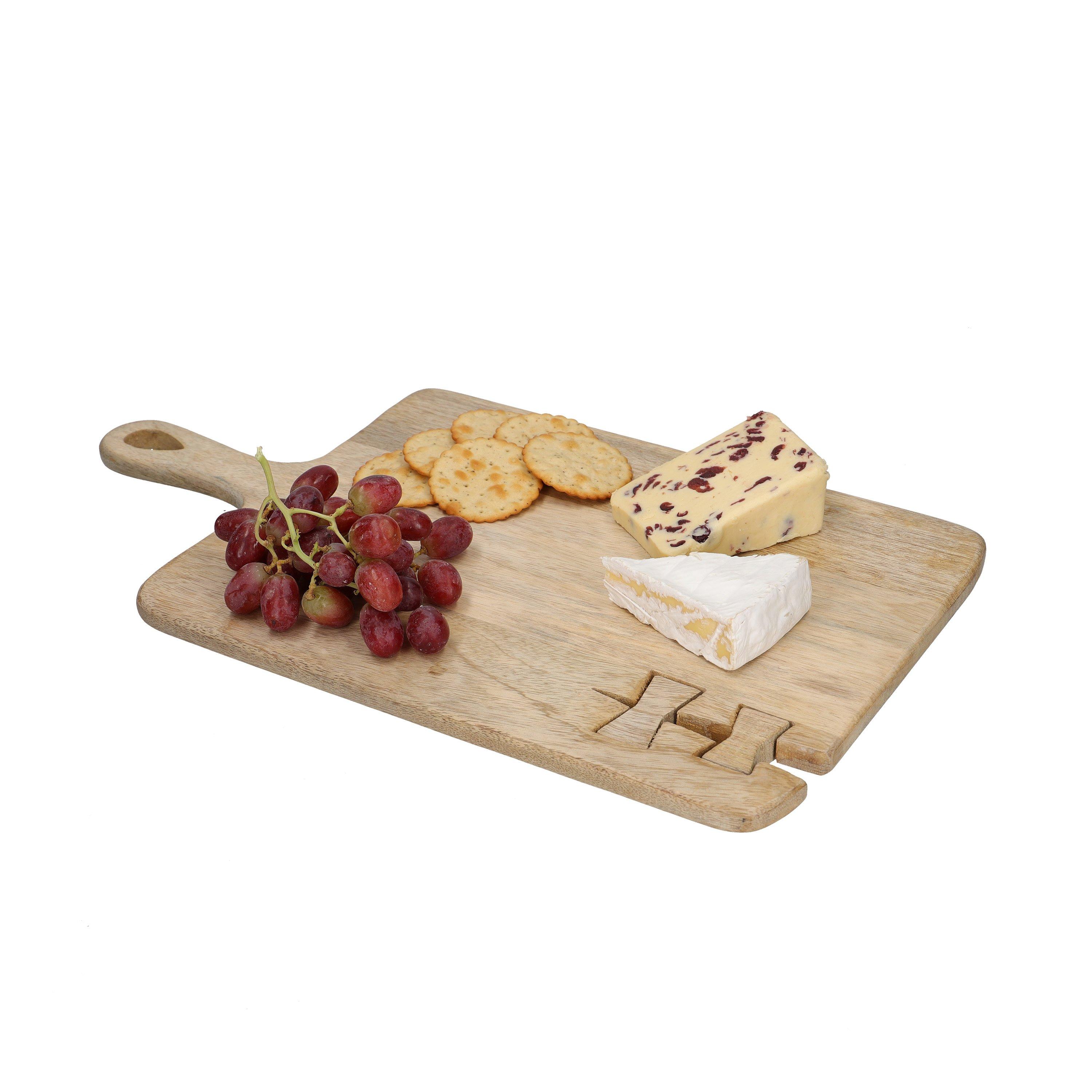 Brown - KitchenCraft - KitchenCraft Serenity Prep and Serve Board 27.5x5 - 1