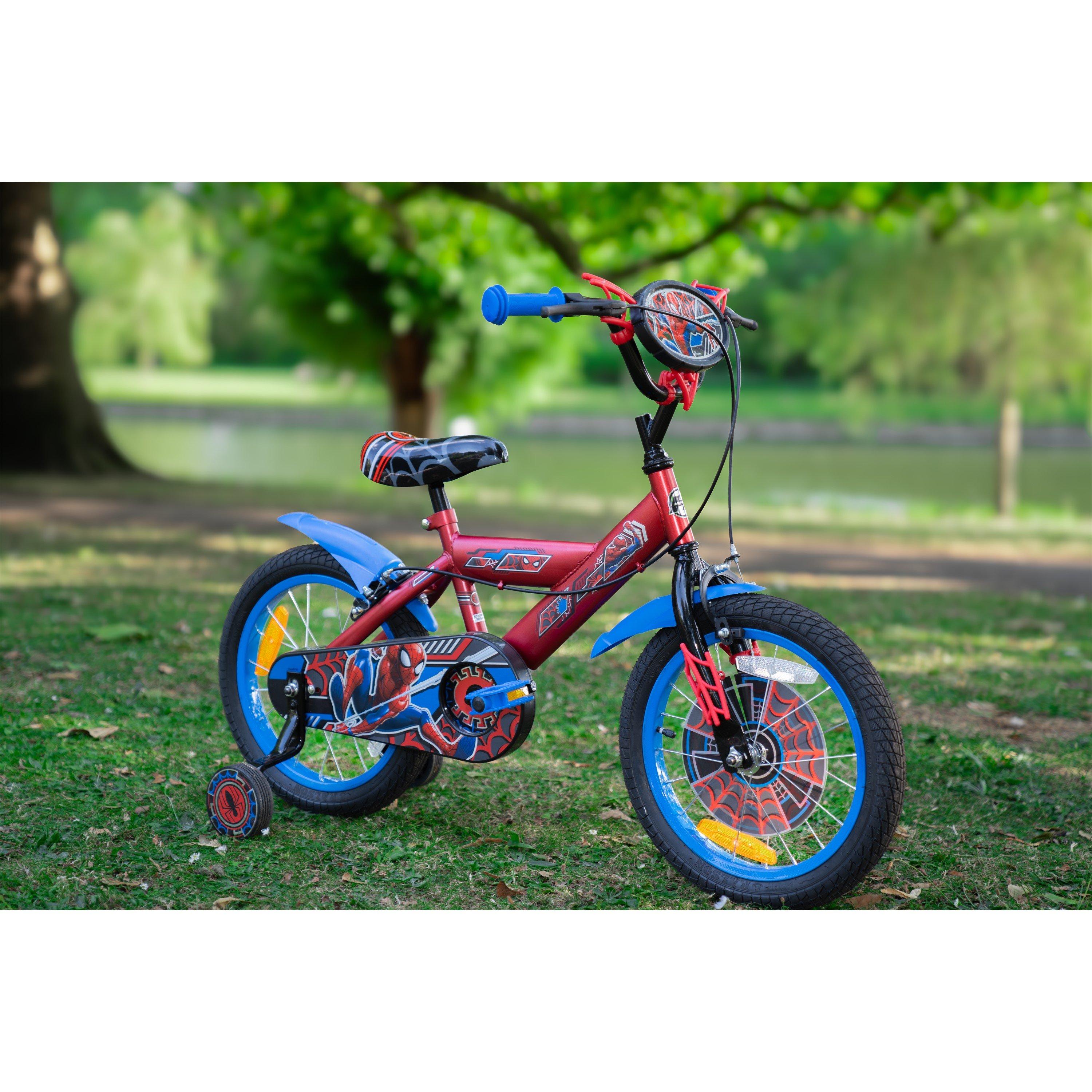 Red - Huffy - Huffy Spiderman Bike Childrens - 6