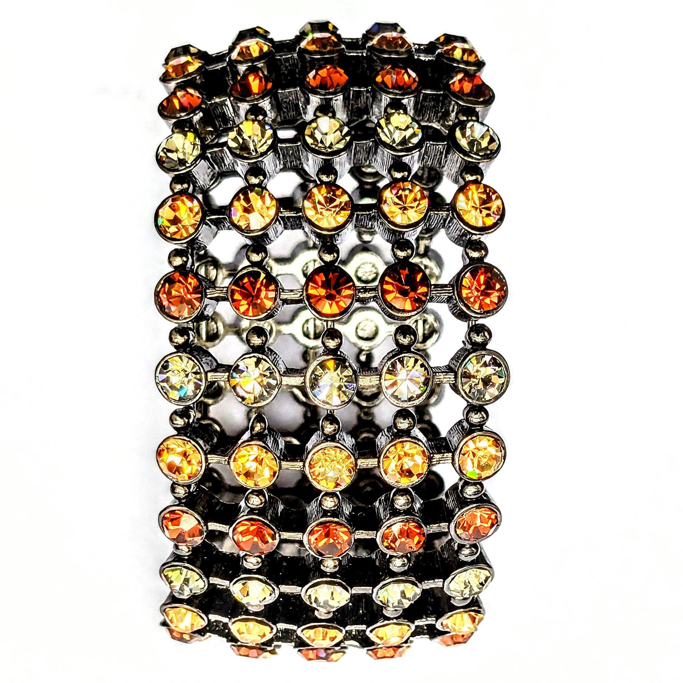 Brown - Espree - SAVE 65% Multi coloured fashion cuff bangle