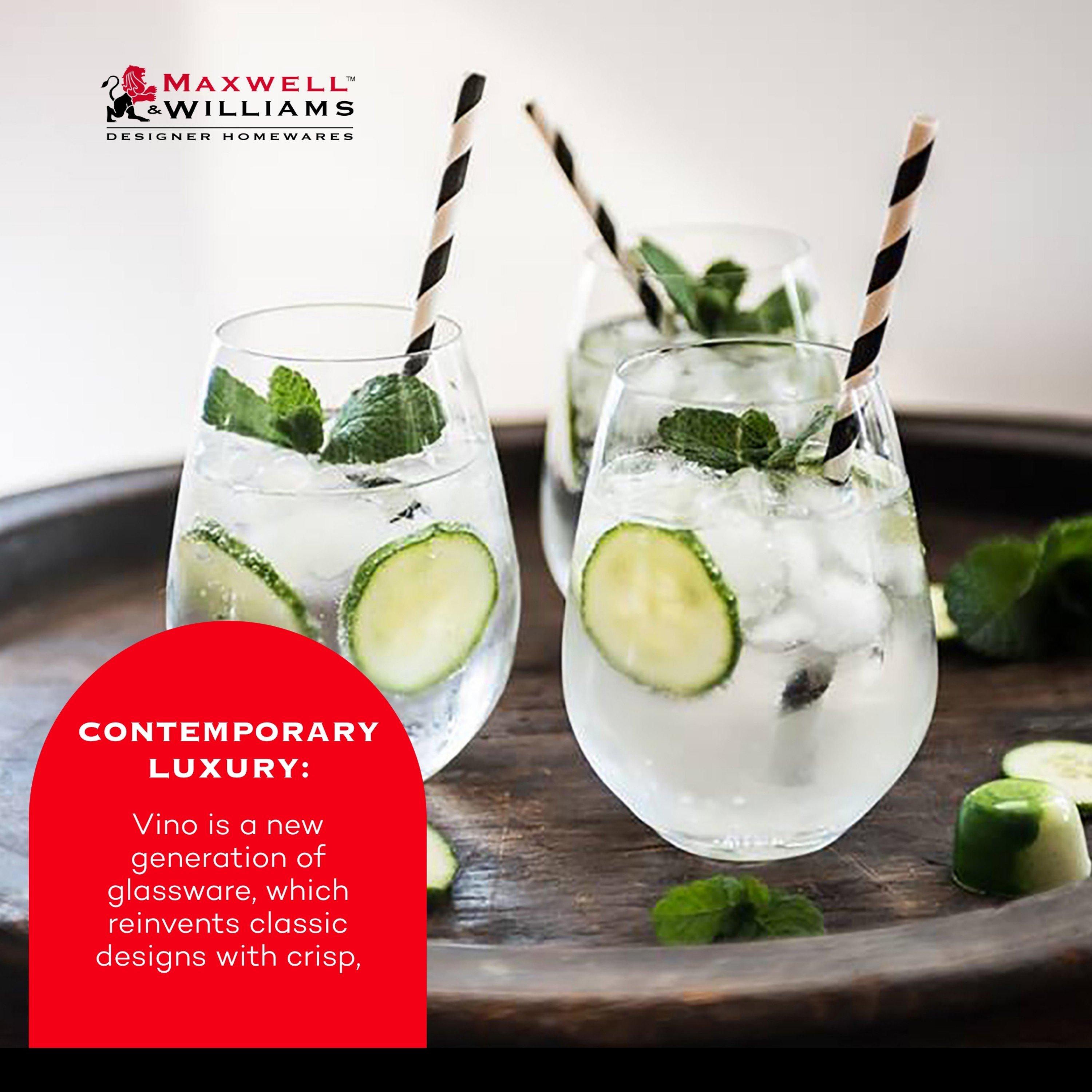 White - Maxwell & Williams - Maxwell & Williams Vino Stemless White Wine 400ml - 4