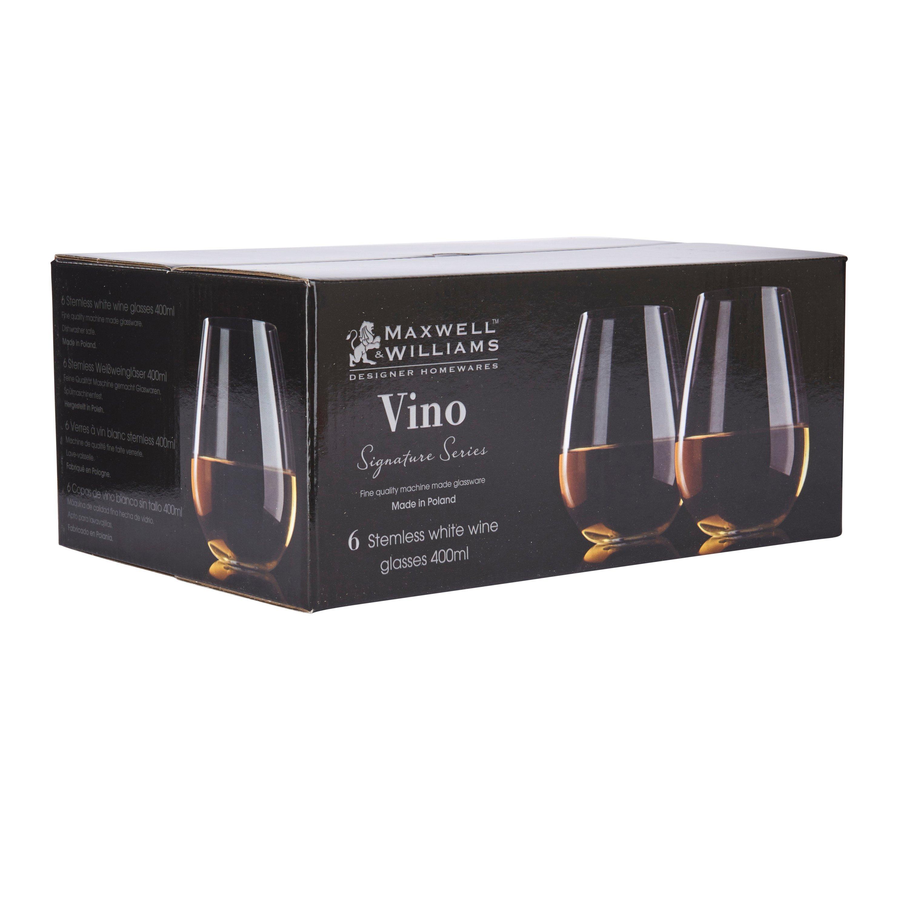 White - Maxwell & Williams - Maxwell & Williams Vino Stemless White Wine 400ml - 5