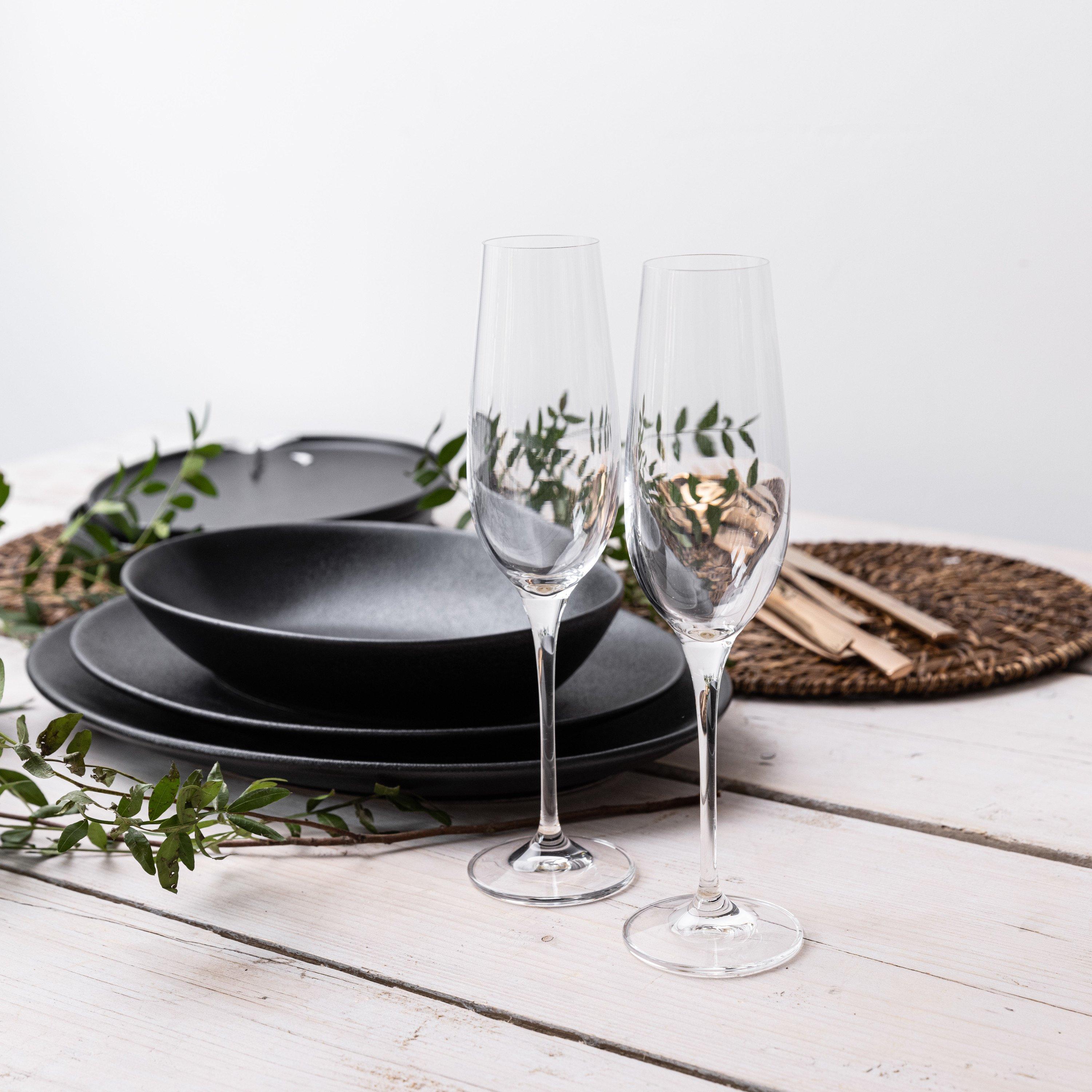 Transparent - Maxwell & Williams - Maxwell & Williams Vino Flute 180ml Set of 6 Gift - 3