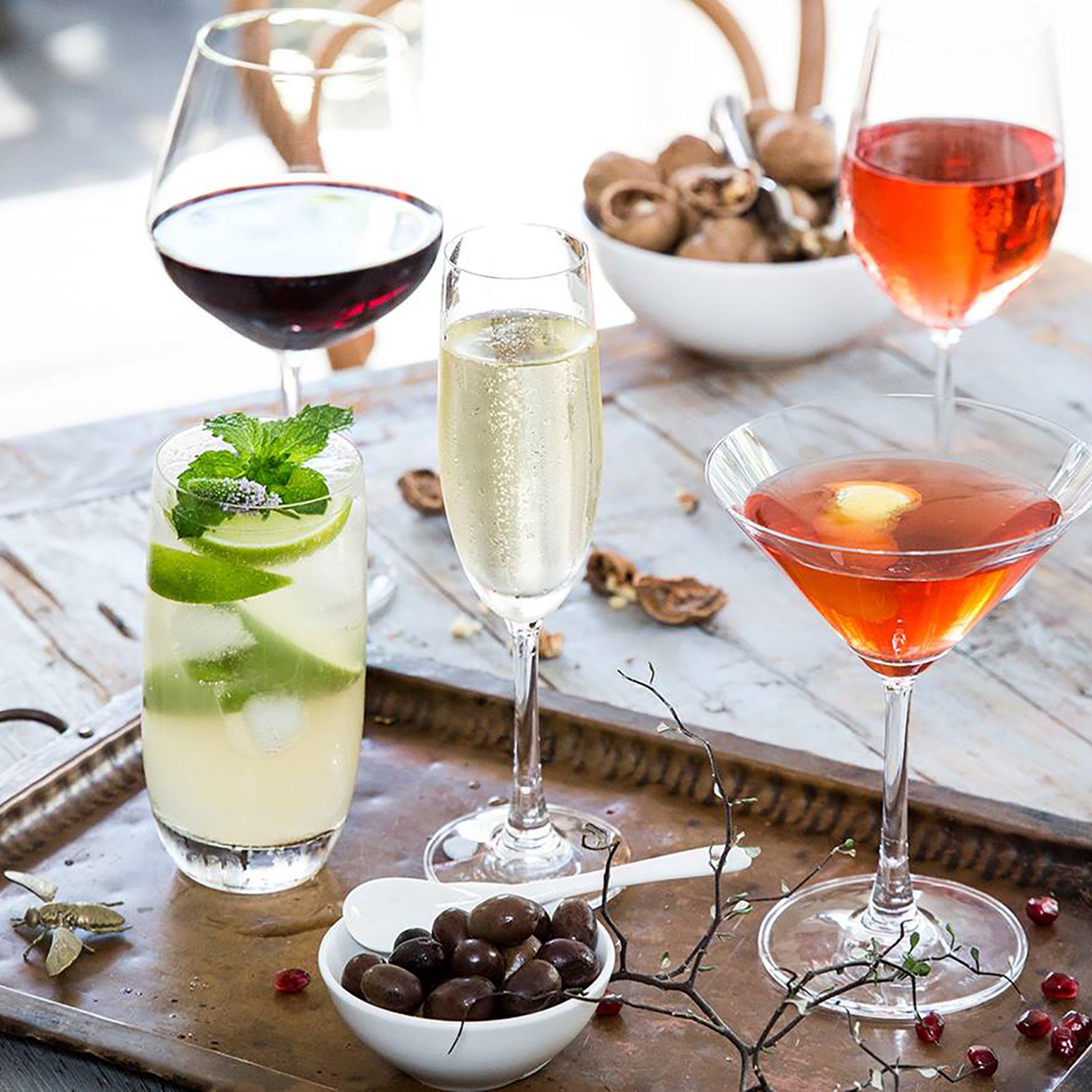 Transparent - Maxwell & Williams - Maxwell & Williams Vino Flute 180ml Set of 6 Gift - 5