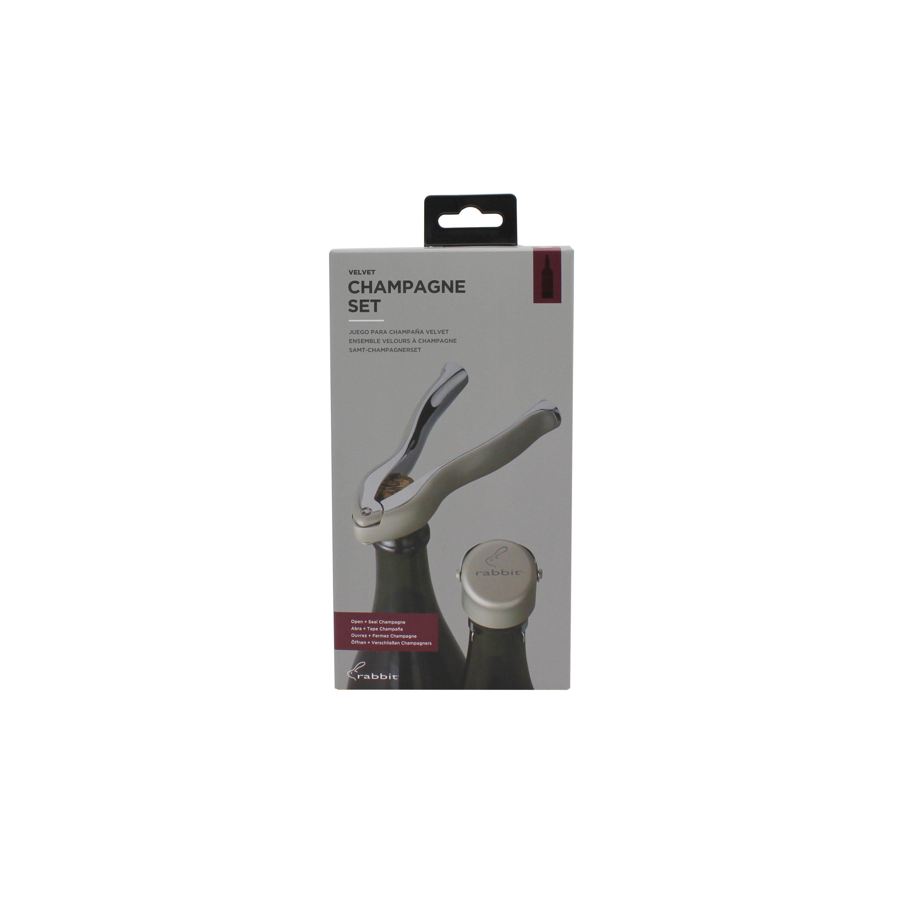 Rabbit Champagne Sealer Set Gift Boxed | Sports Direct