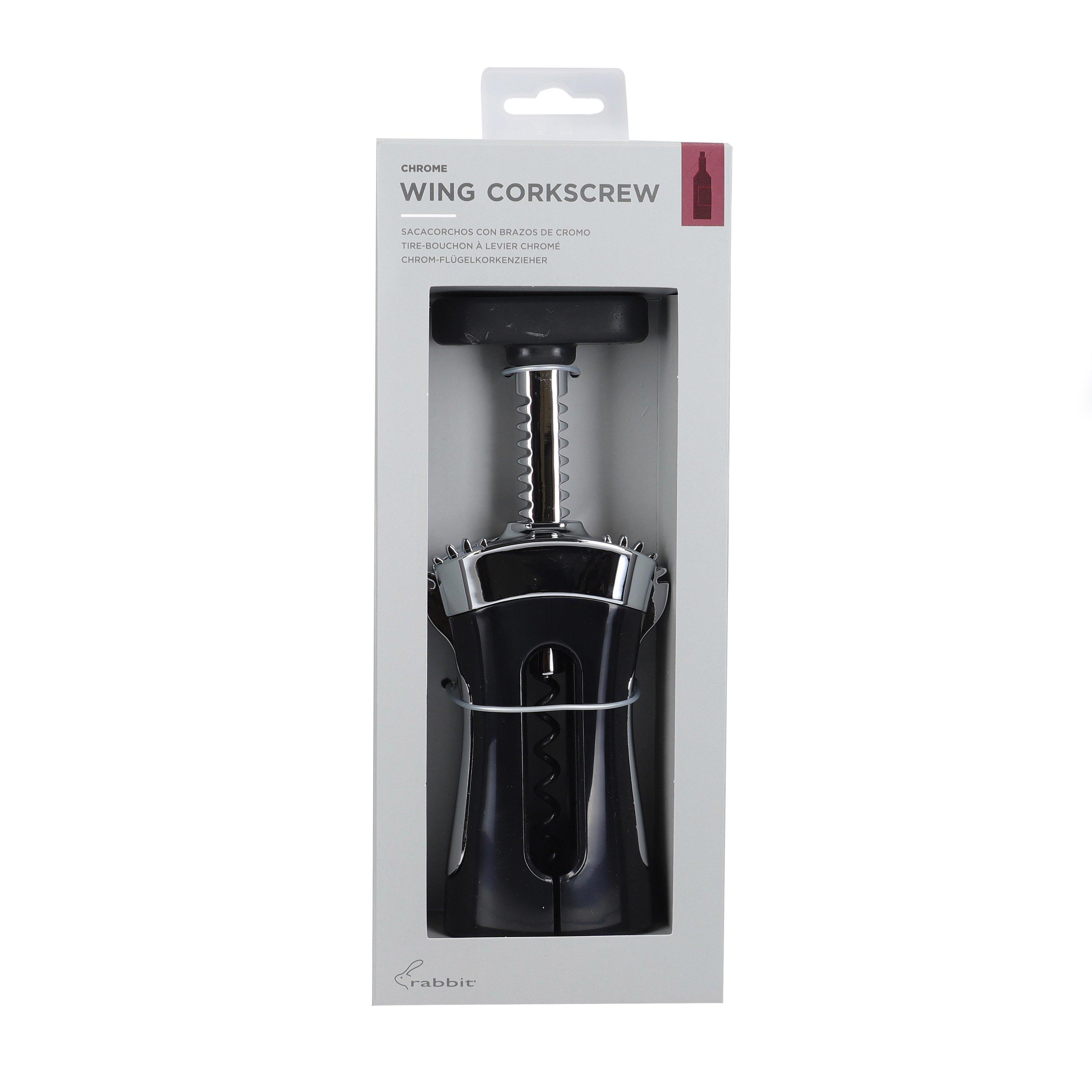 Rabbit Chrome Wing Corkscrew Display Boxed | Sports Direct
