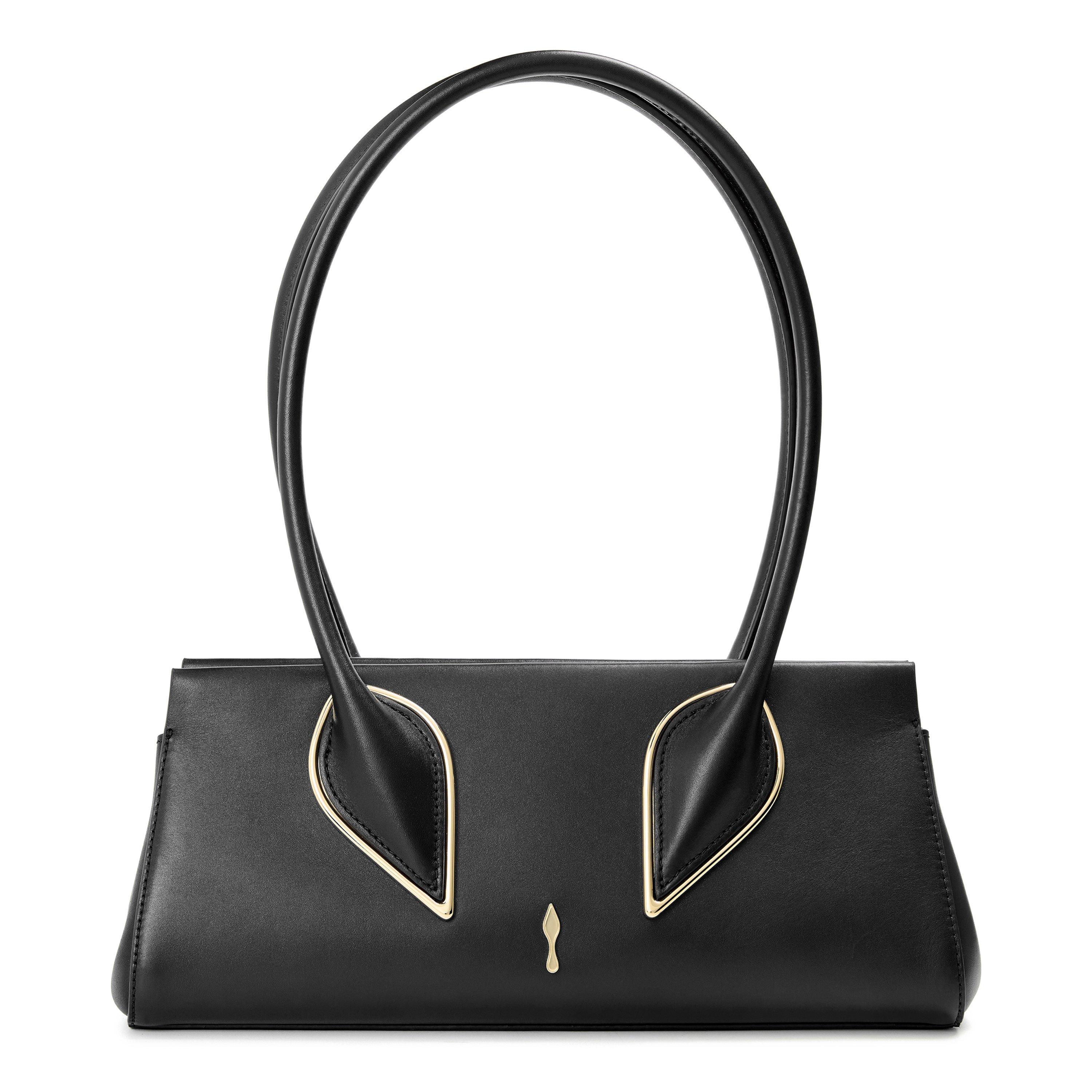 Black - Christian Louboutin - Women's Chr Venus Baguette Shoulder Bag - 1