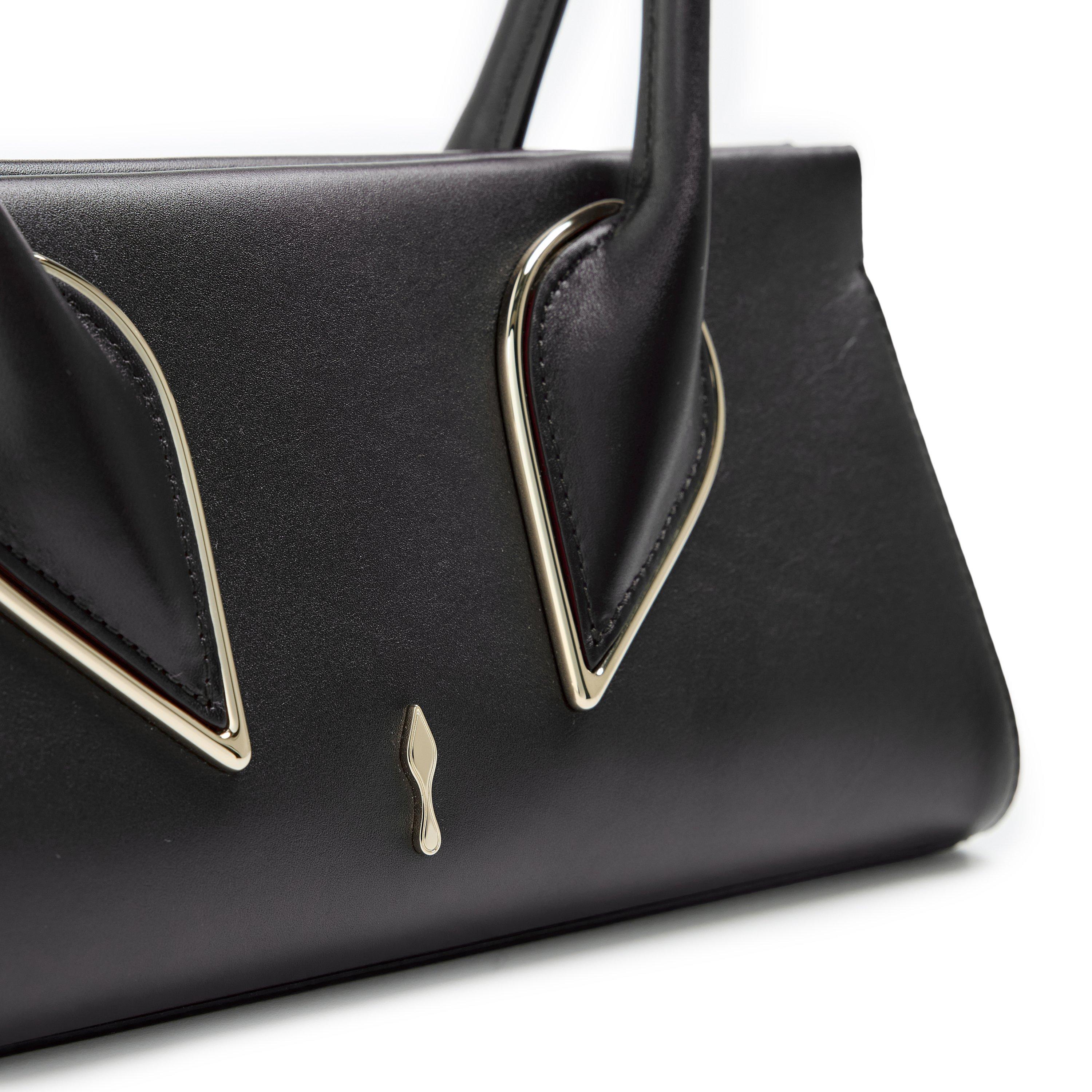 Black - Christian Louboutin - Women's Chr Venus Baguette Shoulder Bag - 4