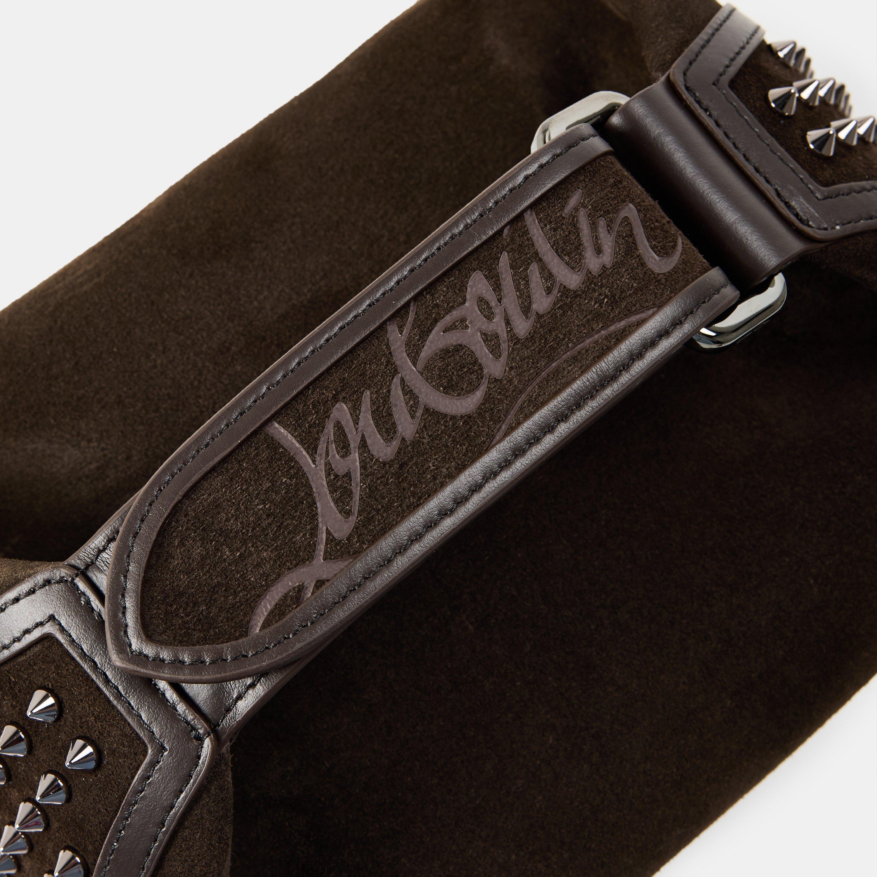 Café Gun Metal - Christian Louboutin - Men's Chr Funky Dopp Pouch - 4