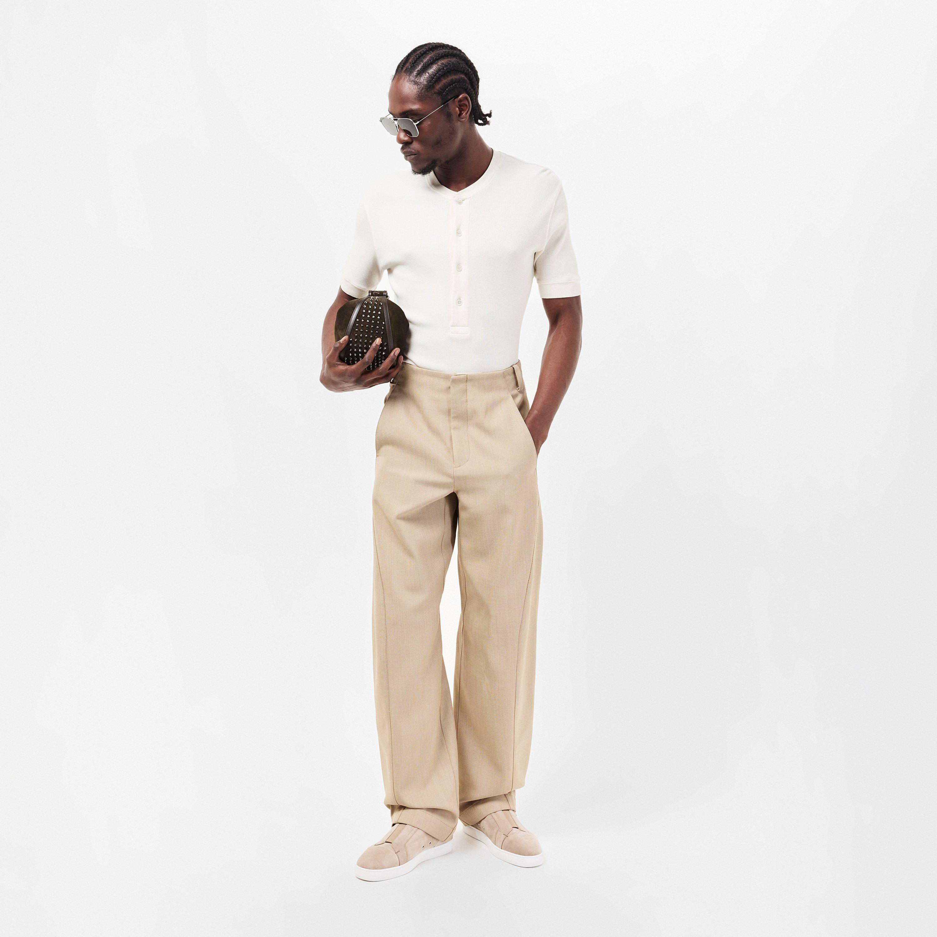 Café Gun Metal - Christian Louboutin - Men's Chr Funky Dopp Pouch - 6