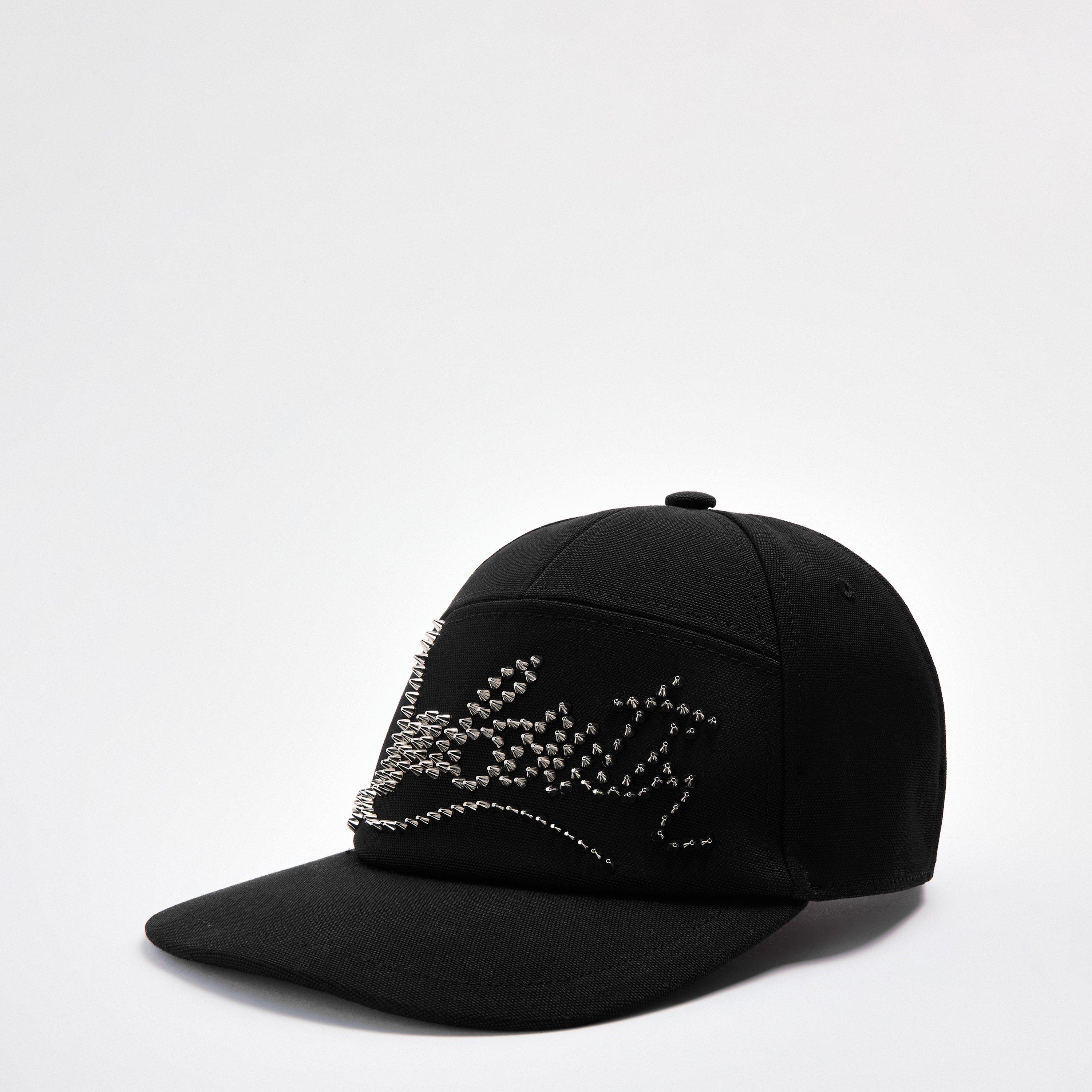 Black Silver - Christian Louboutin - Men's Chr Enky Loubishow Baseball Cap - 1