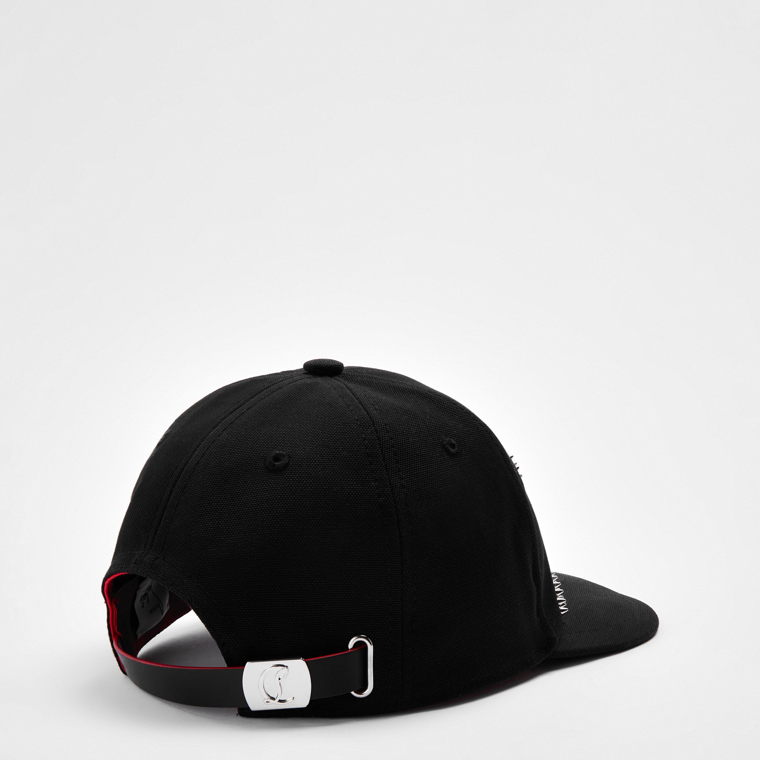 Black Silver - Christian Louboutin - Men's Chr Enky Loubishow Baseball Cap - 2