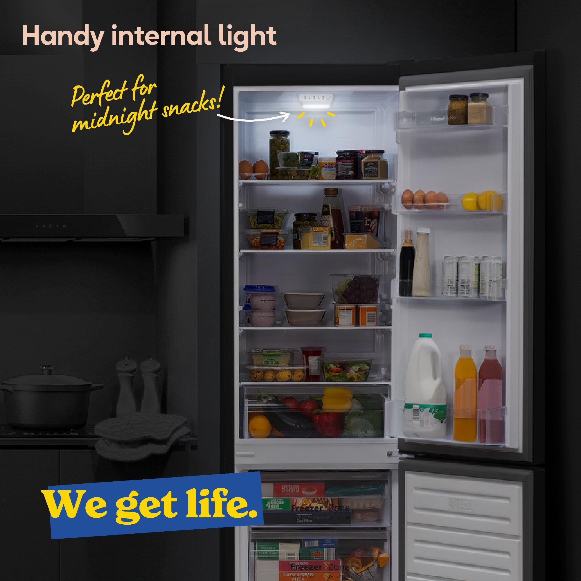 Matt Black - Russell Hobbs - RH180FFFF551E1MB Matt Black Fridge Freezer - 8