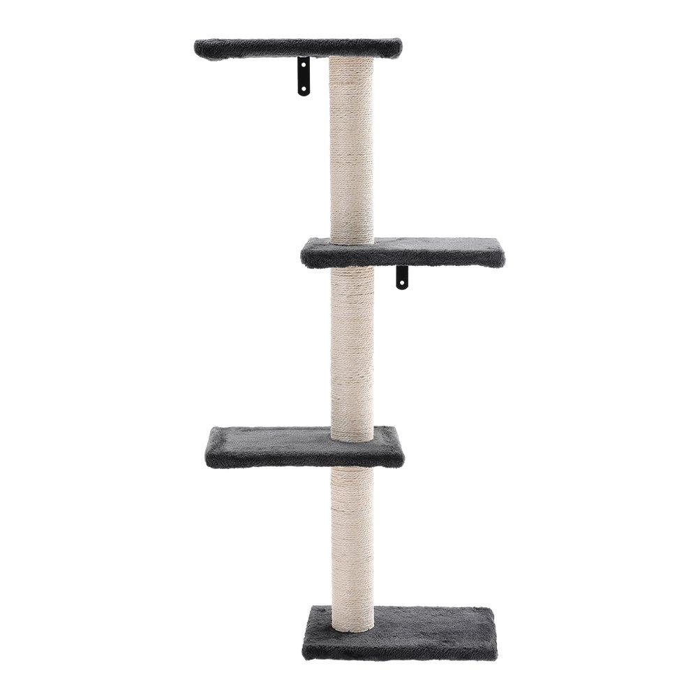 Grey - KIDKID PET - Cat Tree Set with Hammock and Jumping Platform - 4