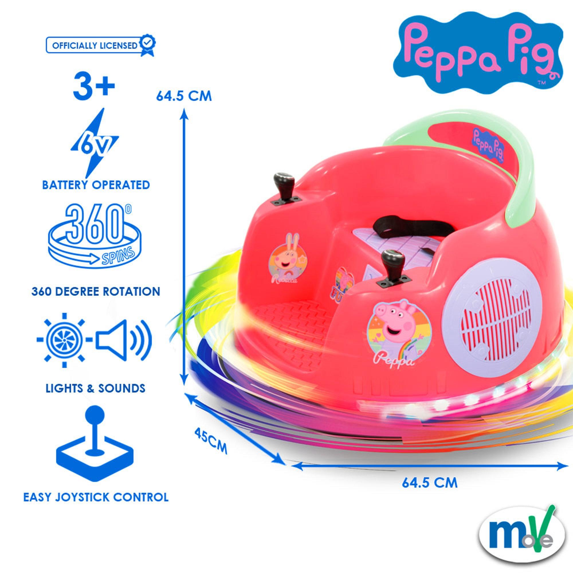 Multicoloured - Peppa Pig - Peppa Pig Electric Bumper Car! - 3