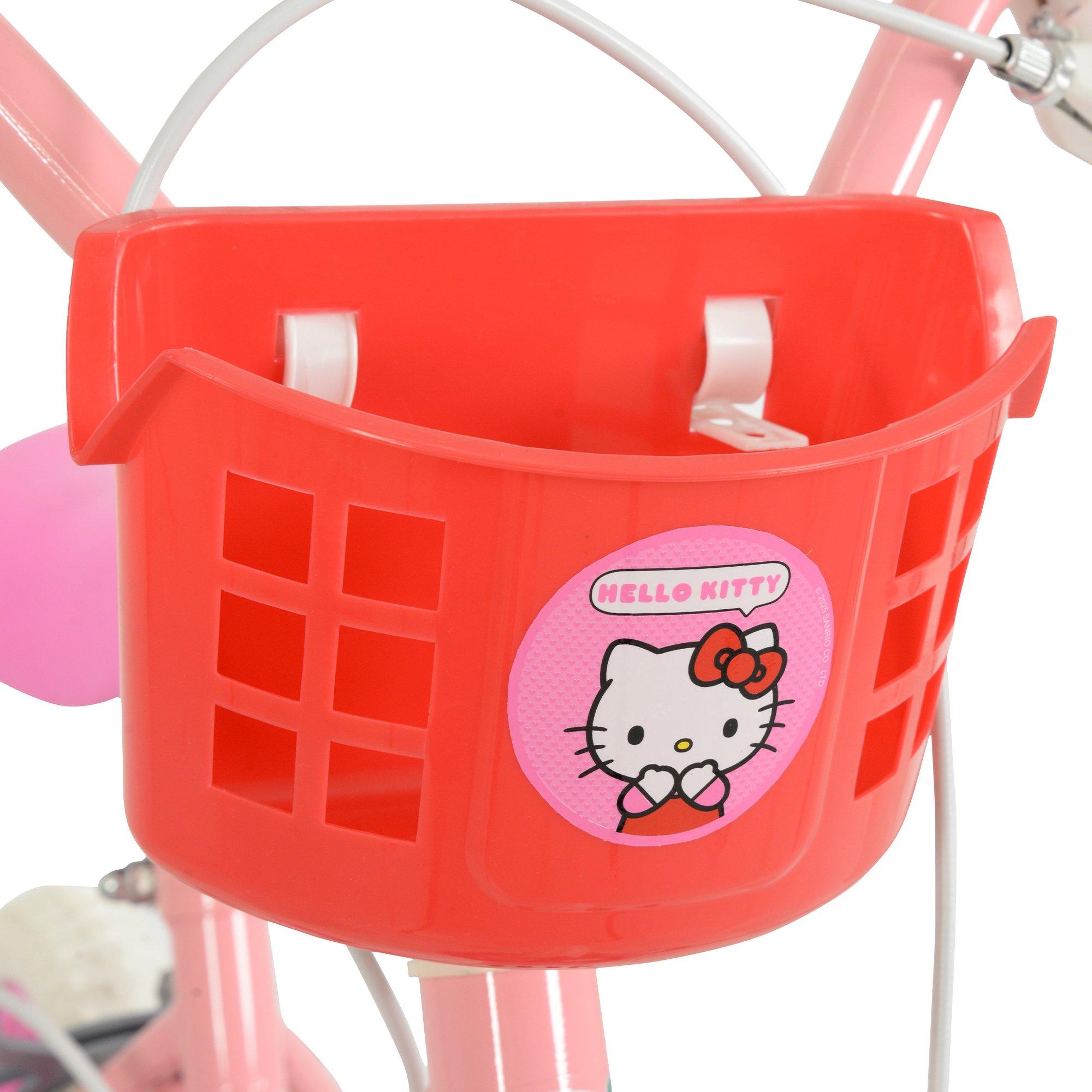 Multicoloured - Hello Kitty - Hello Kitty My First 12 Bike with Basket - 2