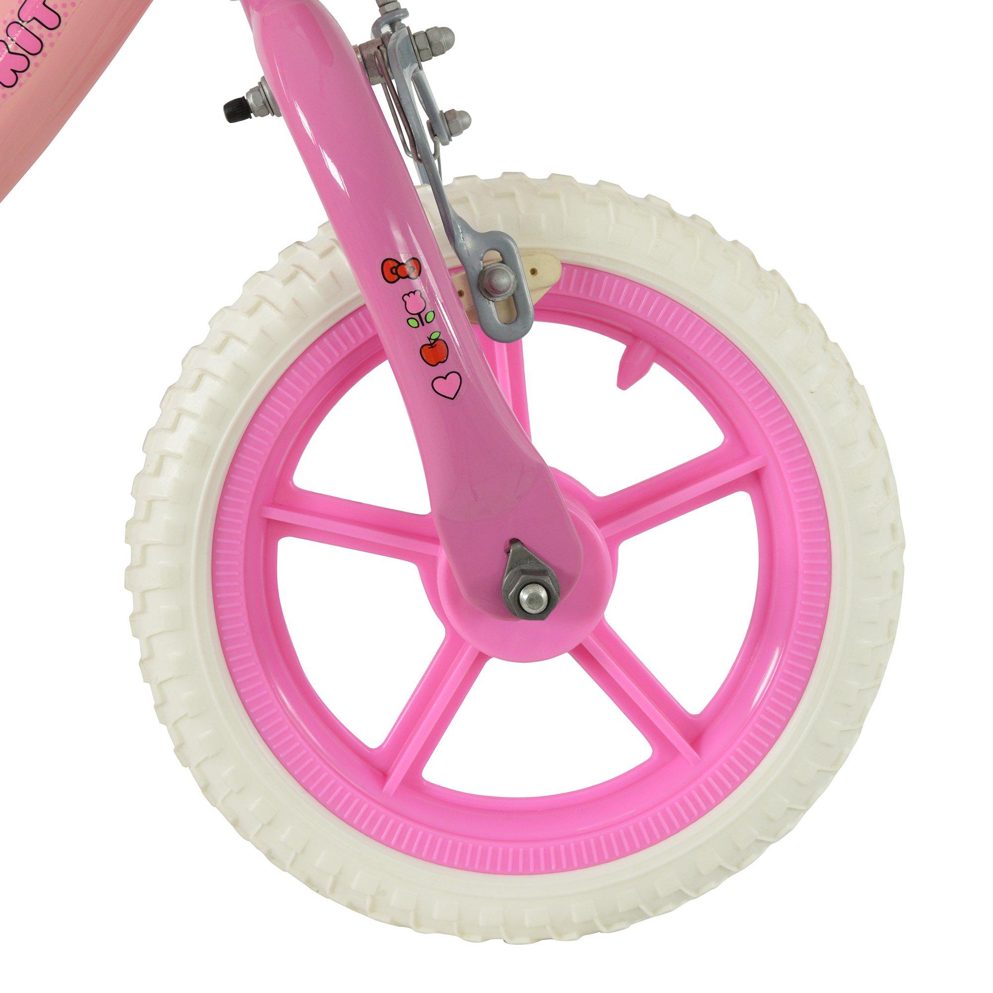 Multicoloured - Hello Kitty - Hello Kitty My First 12 Bike with Basket - 4