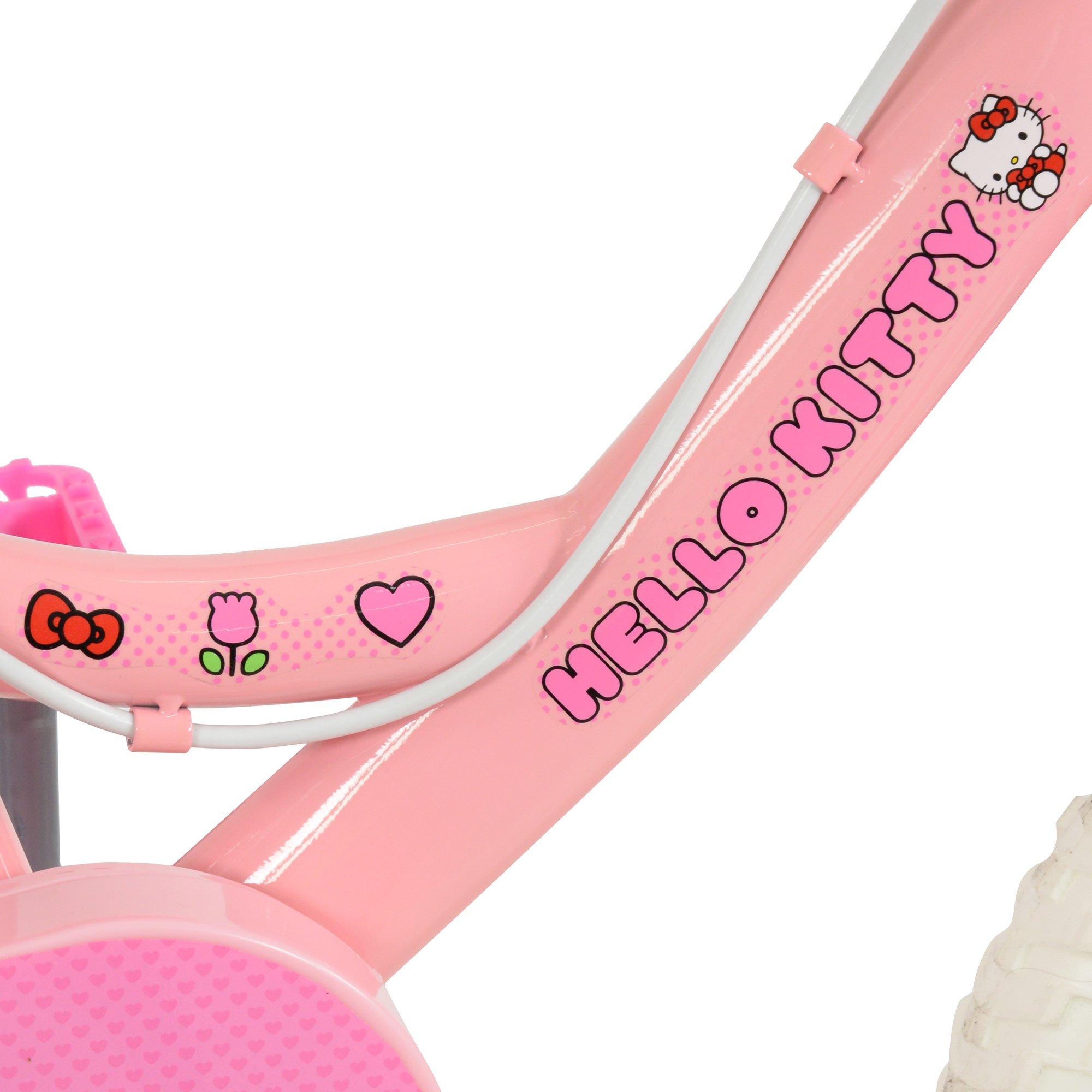 Multicoloured - Hello Kitty - Hello Kitty My First 12 Bike with Basket - 5