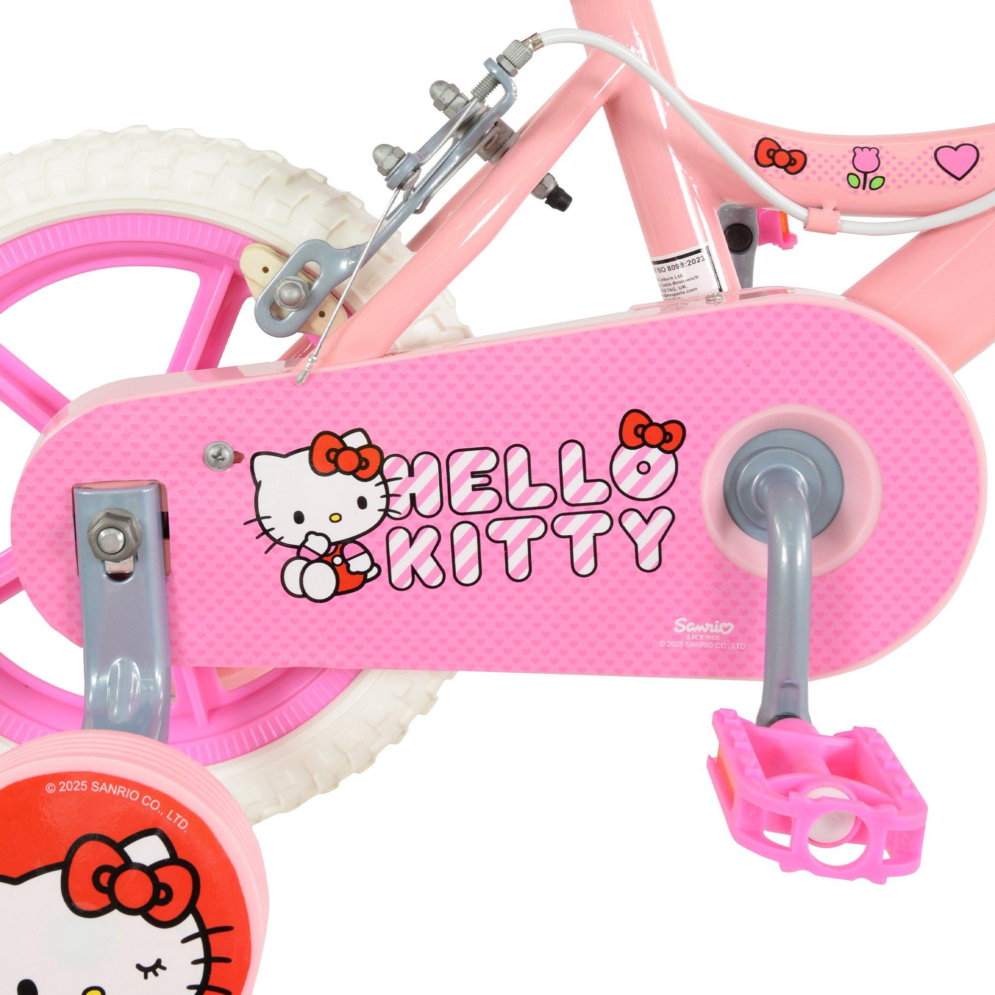 Multicoloured - Hello Kitty - Hello Kitty My First 12 Bike with Basket - 6
