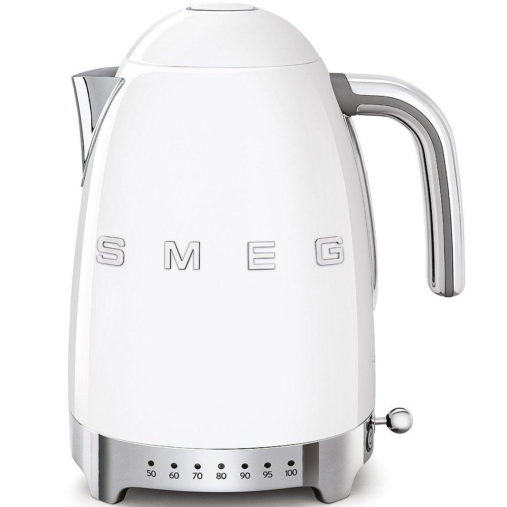 White - Smeg - Smeg 50s Retro 1.7L Kettle + 4-Slice Toaster White - 2