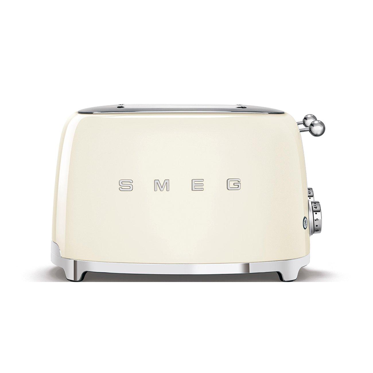 Cream - Smeg - Smeg 50s Retro 1.7L Kettle + 4-Slice Toaster Cream - 5