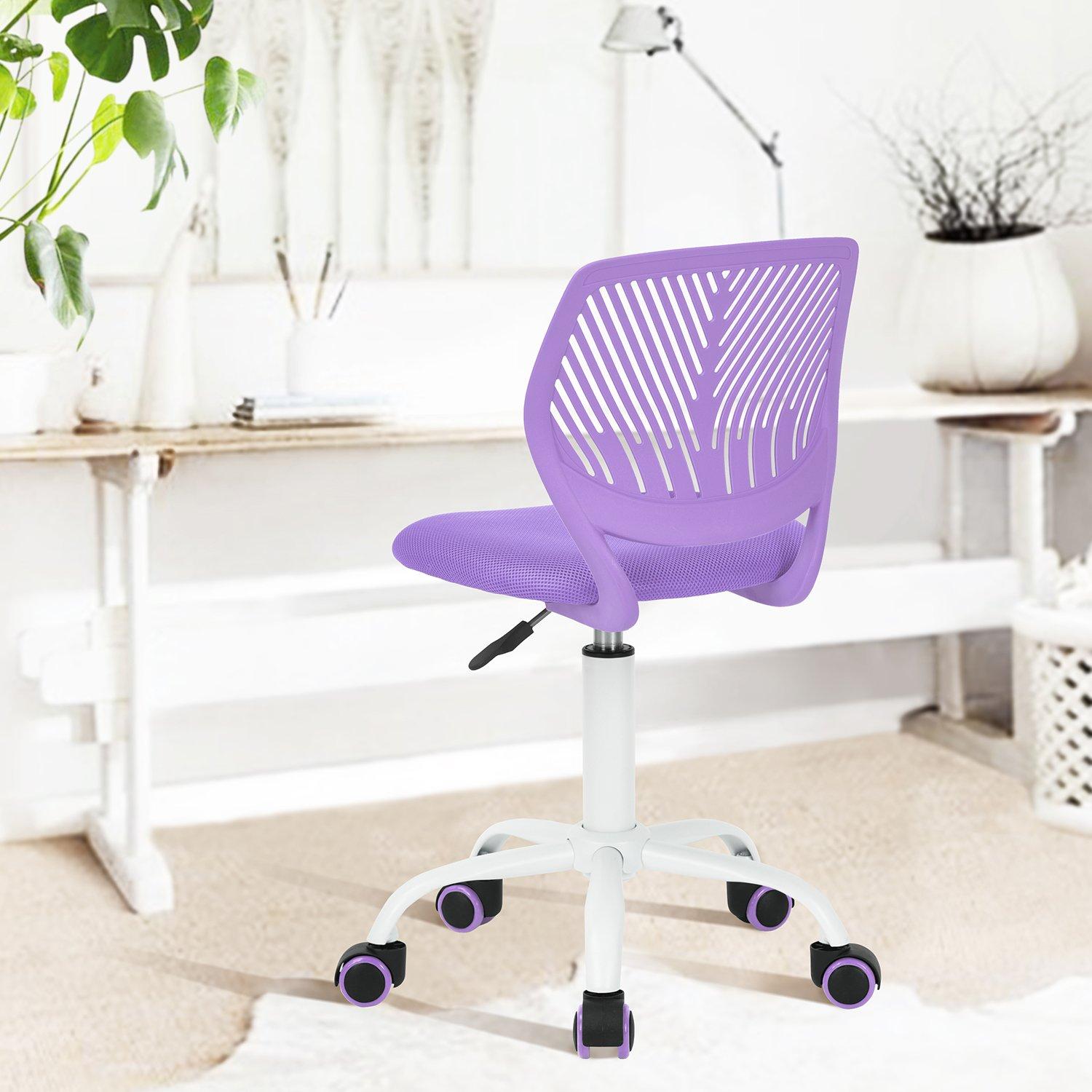 Purple - Urban Meuble - Ergonomic Swivel Children Chair - 2