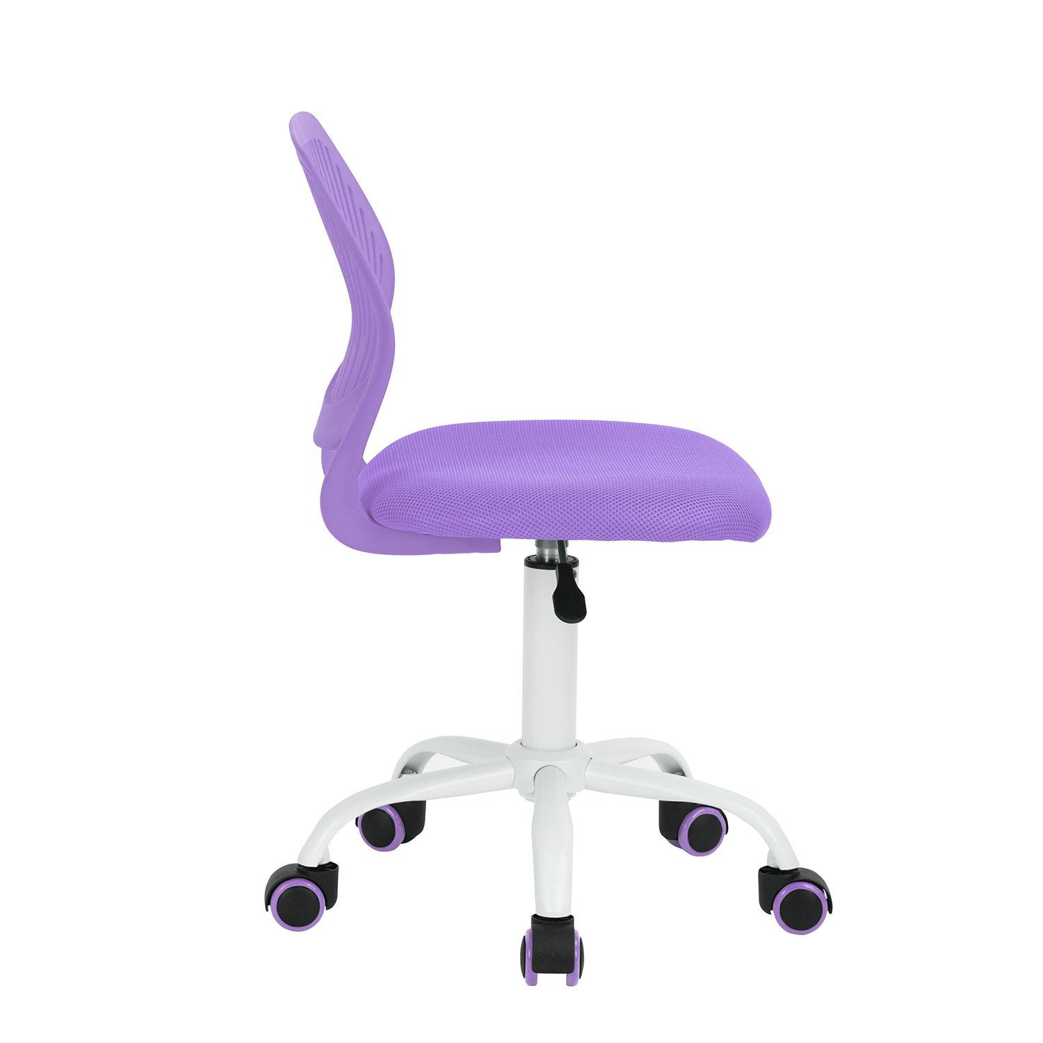 Purple - Urban Meuble - Ergonomic Swivel Children Chair - 4