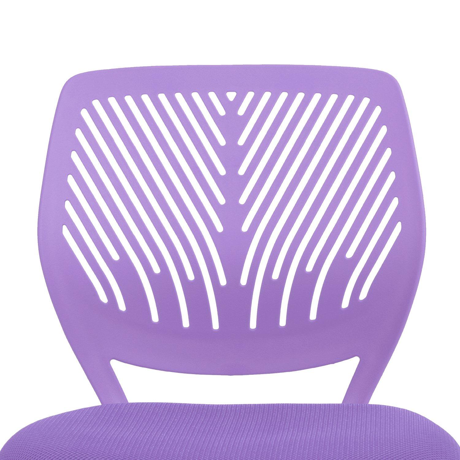 Purple - Urban Meuble - Ergonomic Swivel Children Chair - 8