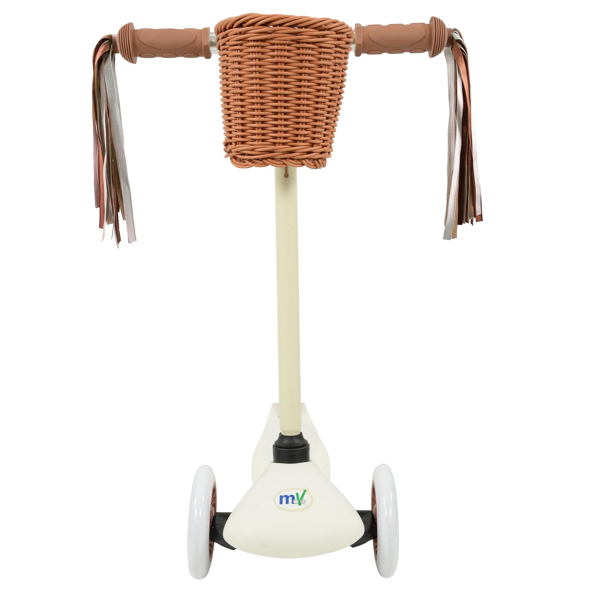 Multicoloured - Move - MoVe Mini Go! Tilt Scooter with Basket and Tassels - 6