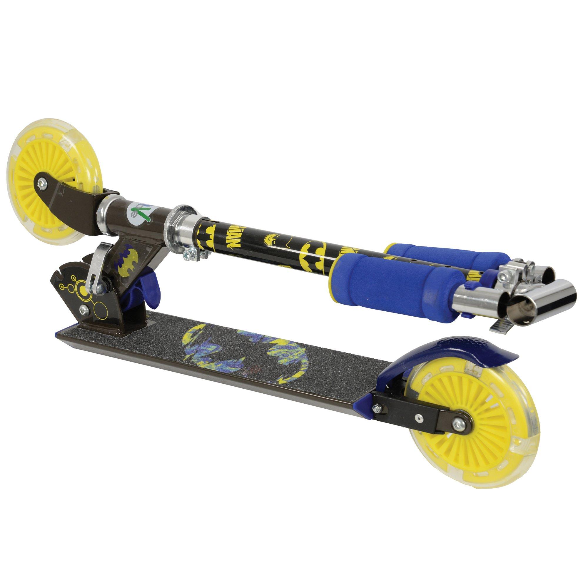 Multicoloured - Batman - Batman Folding Inline Scooter with LED Wheels - 7