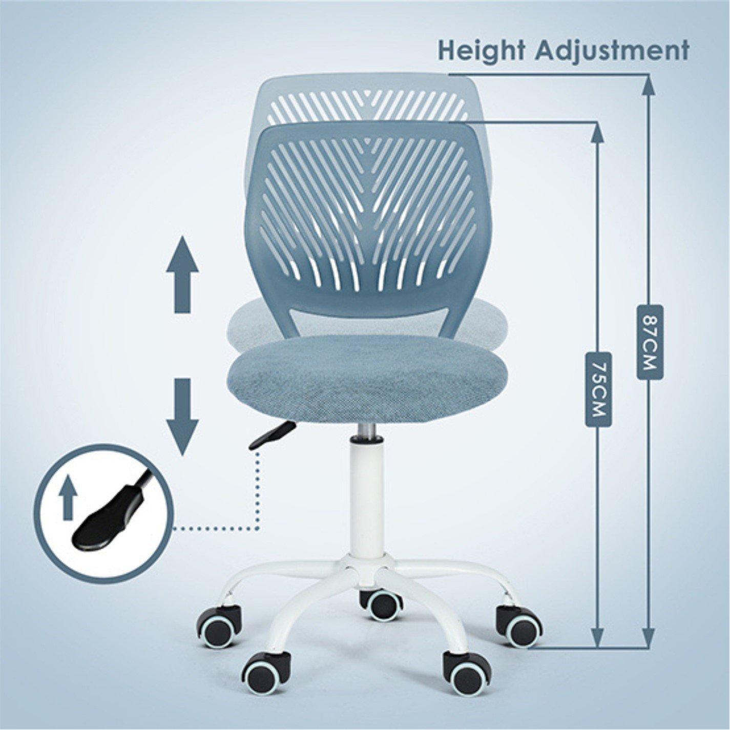 Blue - Urban Meuble - Ergonomic Swivel Children Chair - 9