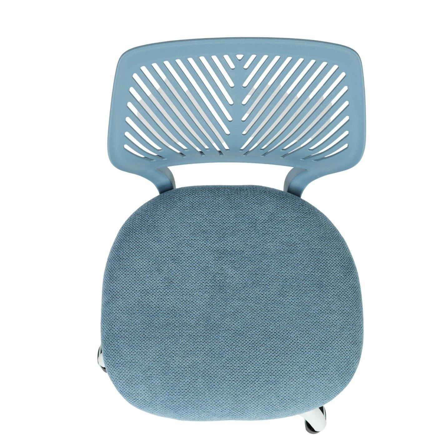 Blue - Urban Meuble - Ergonomic Swivel Children Chair - 10