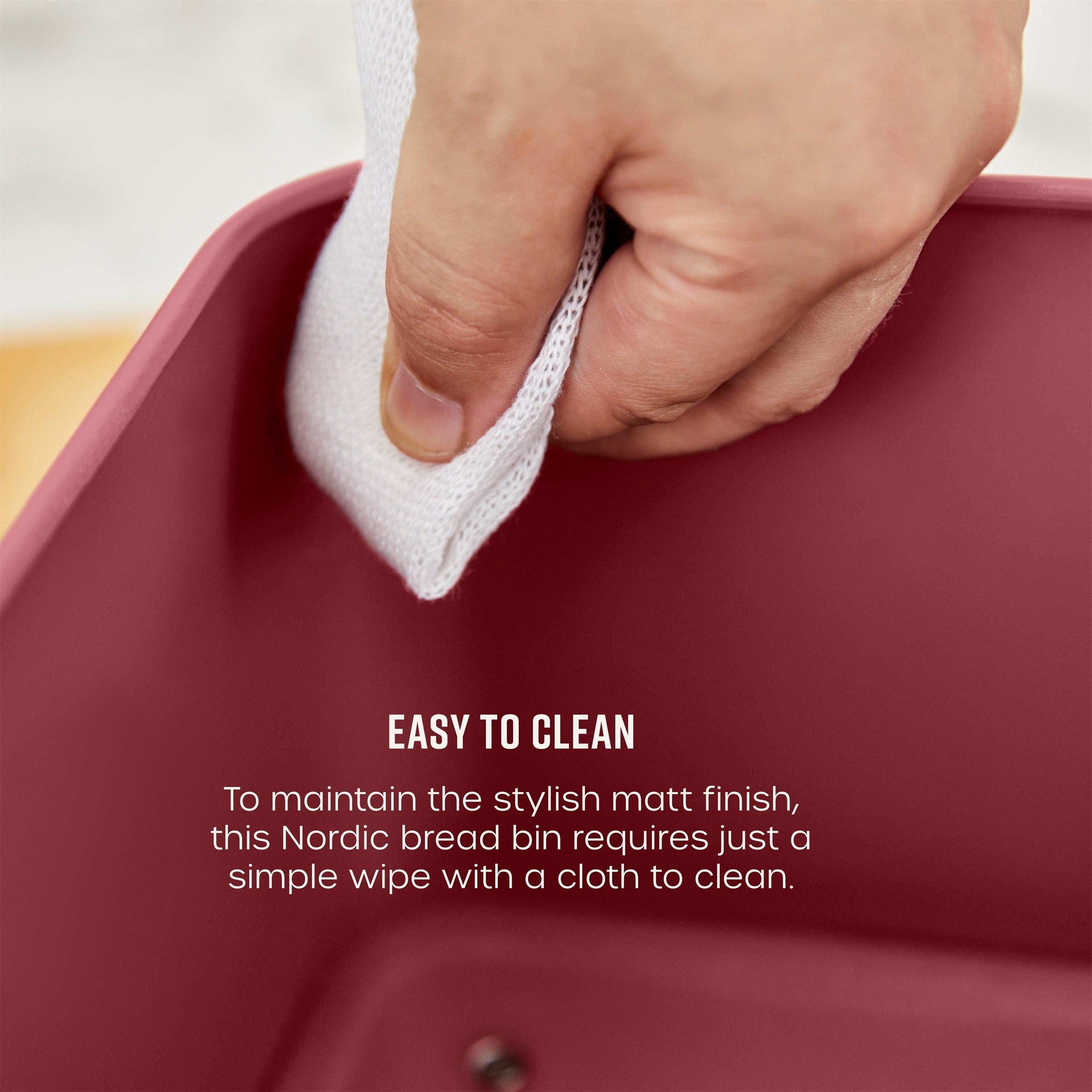 Fuchsia Rose - Swan - Nordic Bread Bin - 5