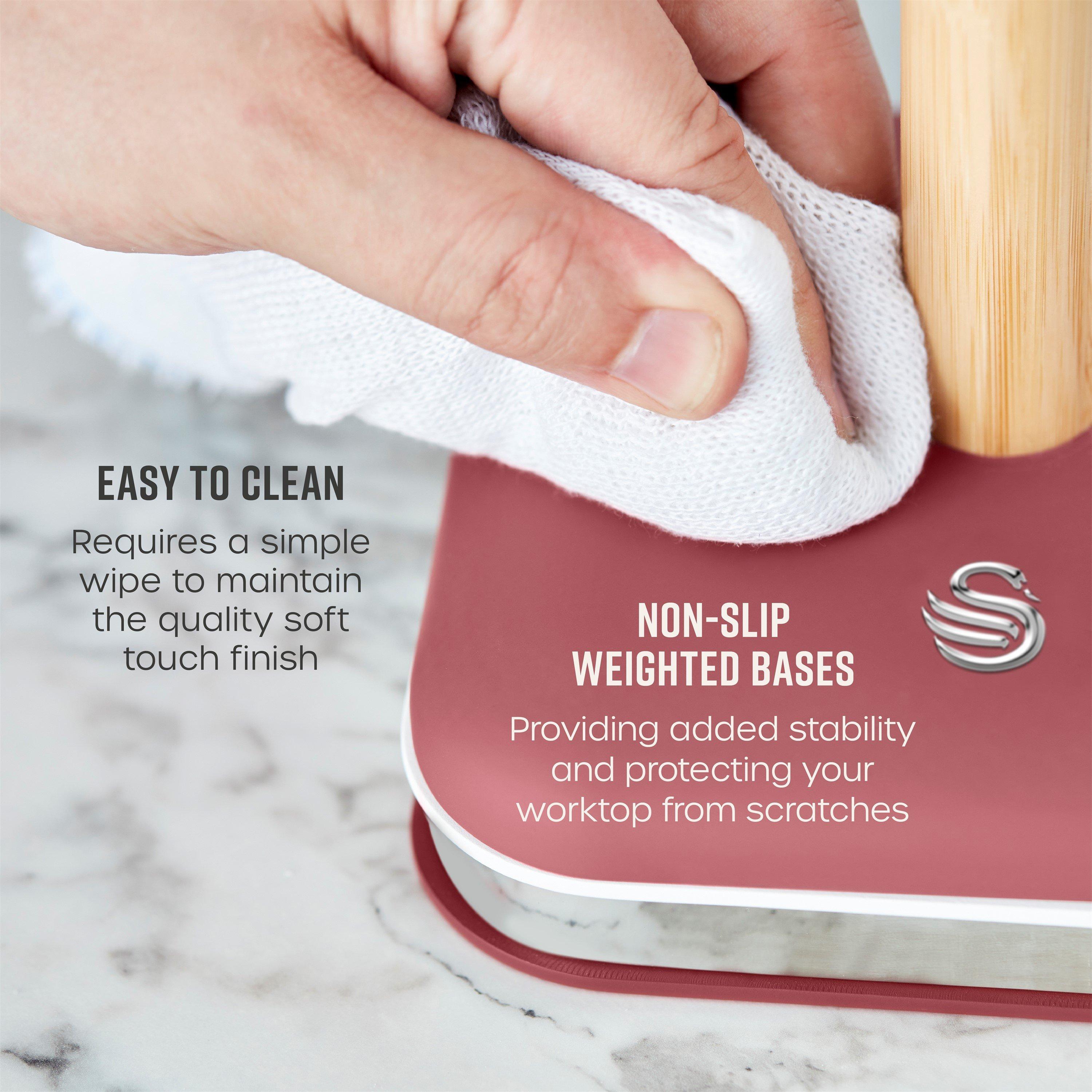 Fuchsia Rose - Swan - Towel Pole and Mug Tree Set - 5