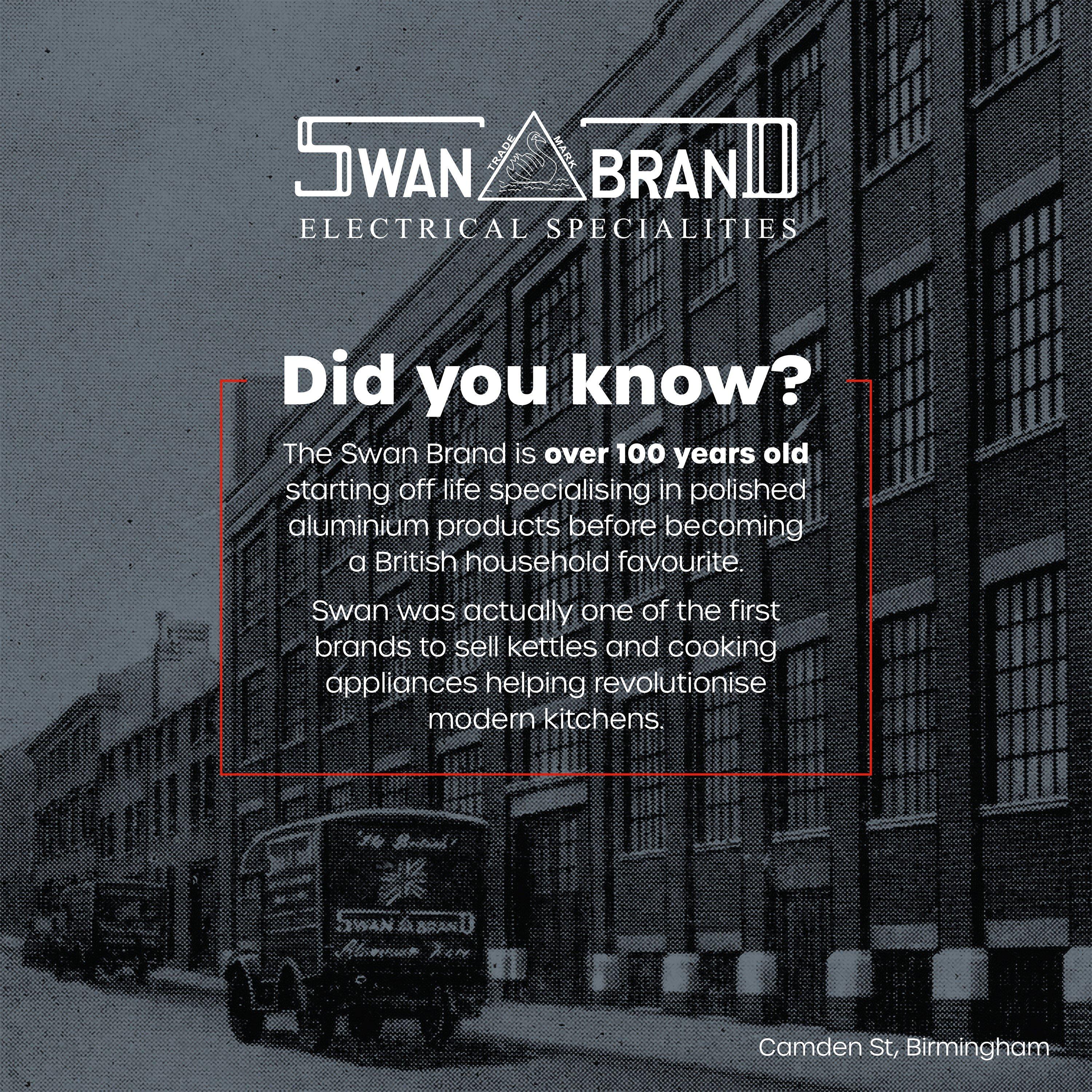 Stainless Steel - Swan - 30L Round Pedal Bin - 8