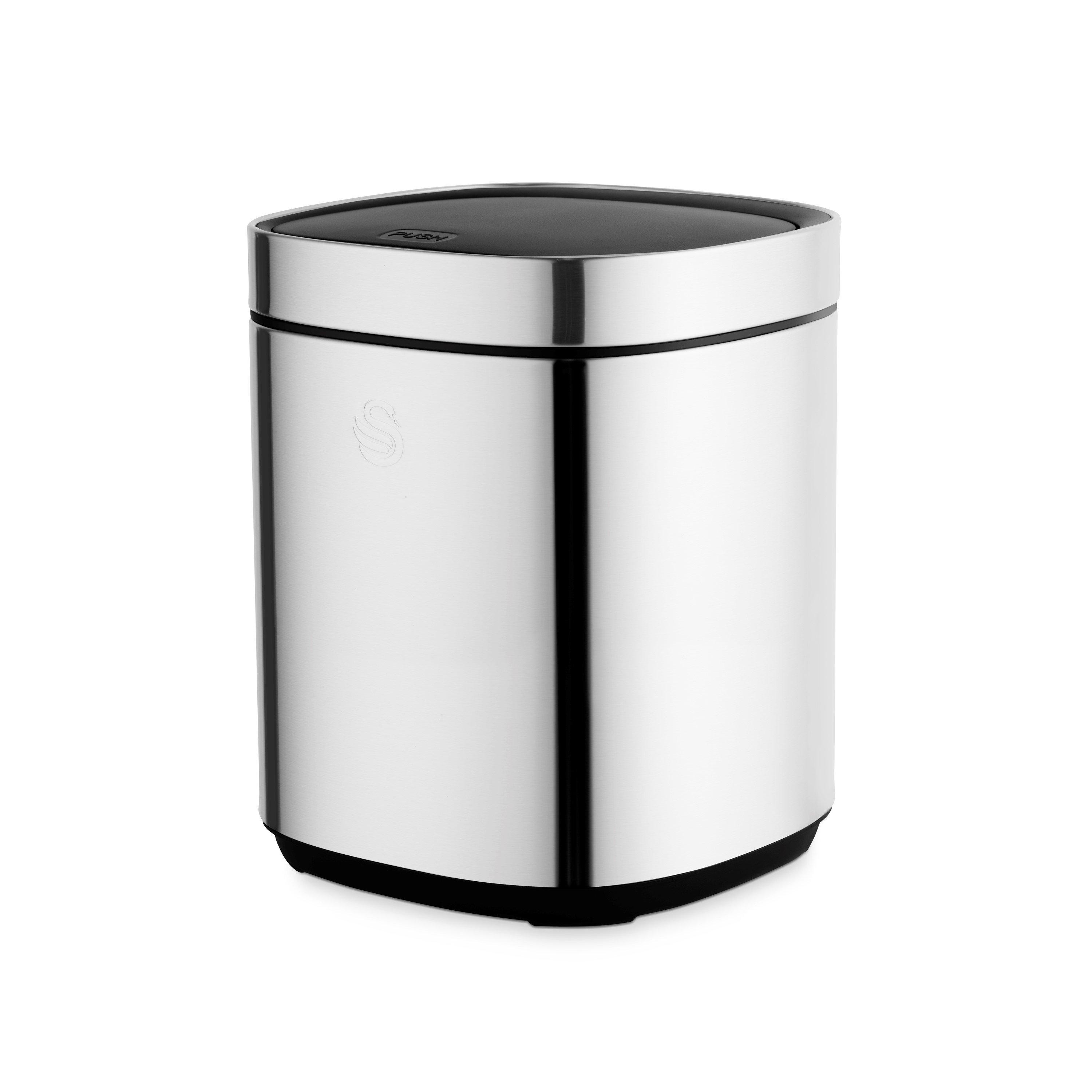 Stainless Steel - Swan - 12L Touch Bin - 1